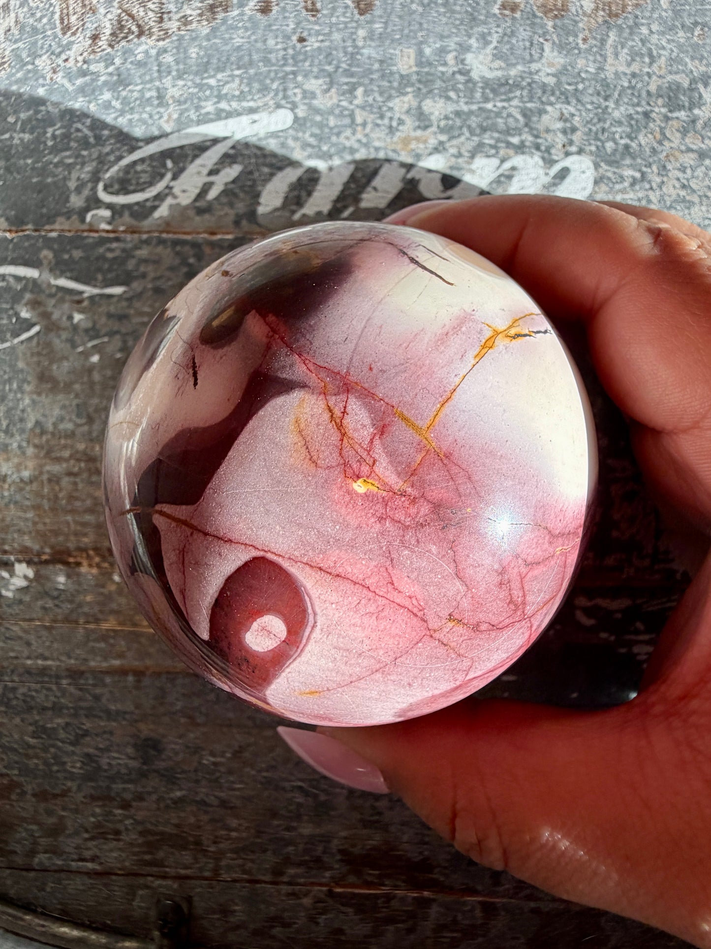 Gorgeous Mookaite Sphere from Australia | Opt J