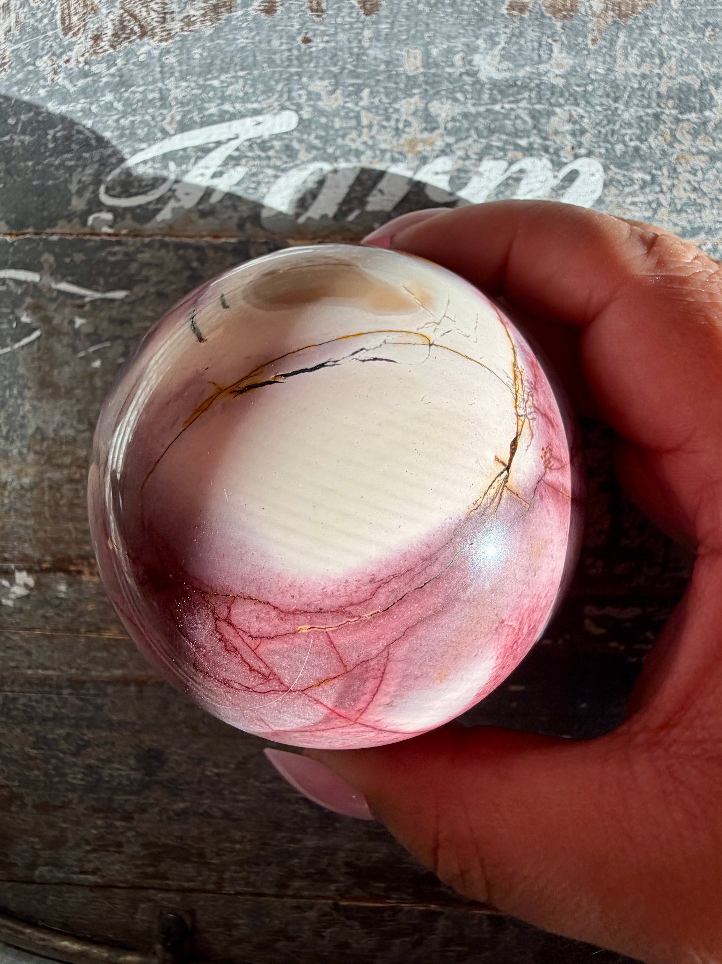 Gorgeous Mookaite Sphere from Australia | Opt J