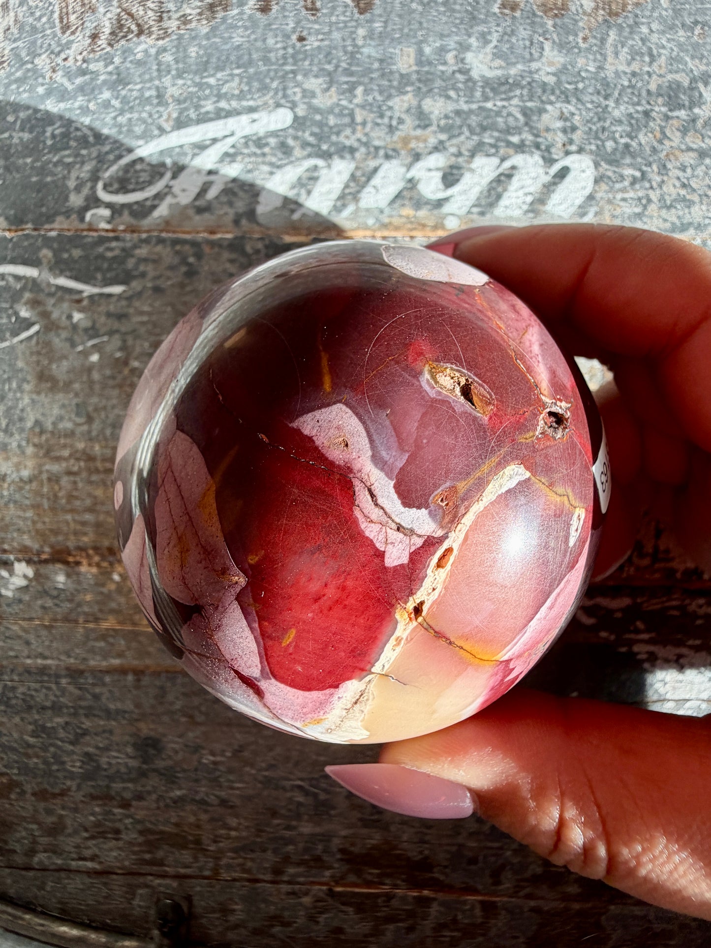Gorgeous Mookaite Sphere from Australia | Opt J