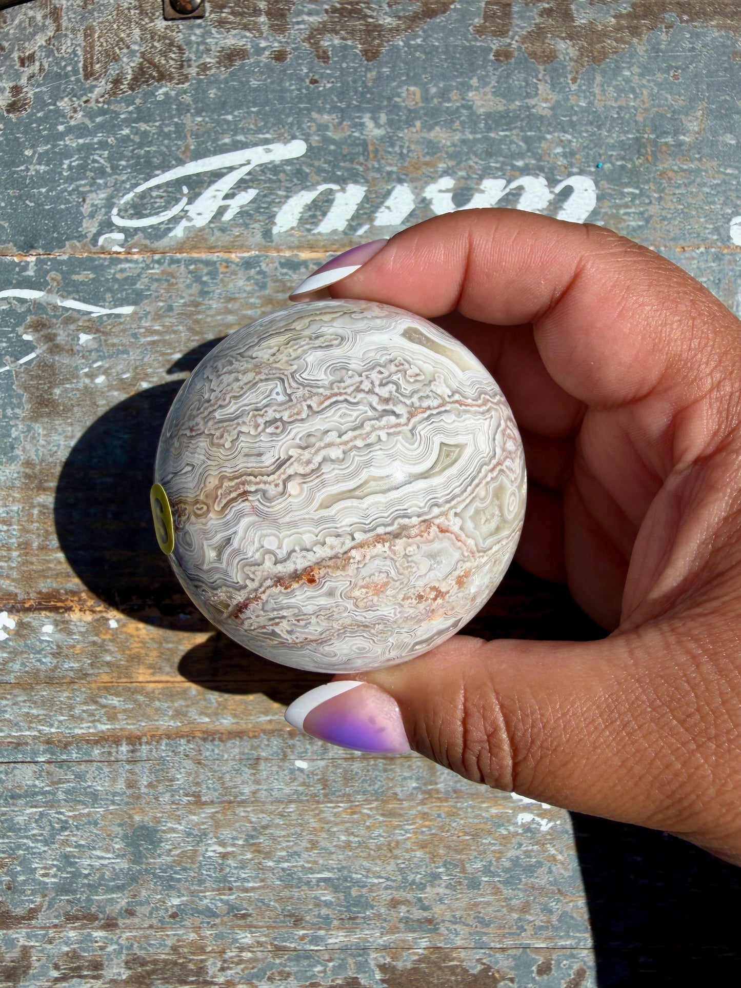 Gorgeous Crazy Lace Agate Sphere | Mexico | Opt S