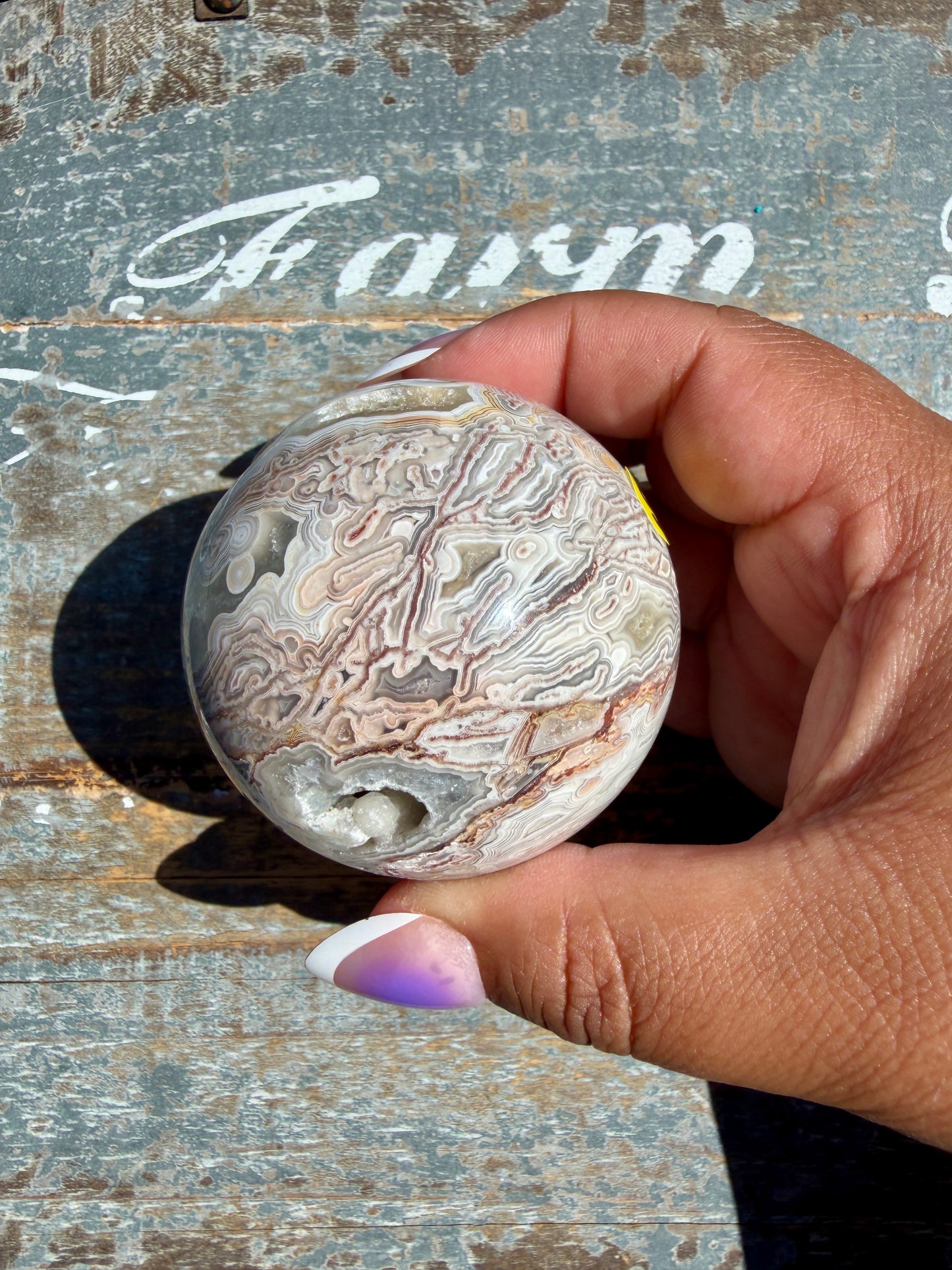 Gorgeous Crazy Lace Agate Sphere | Mexico | Opt S