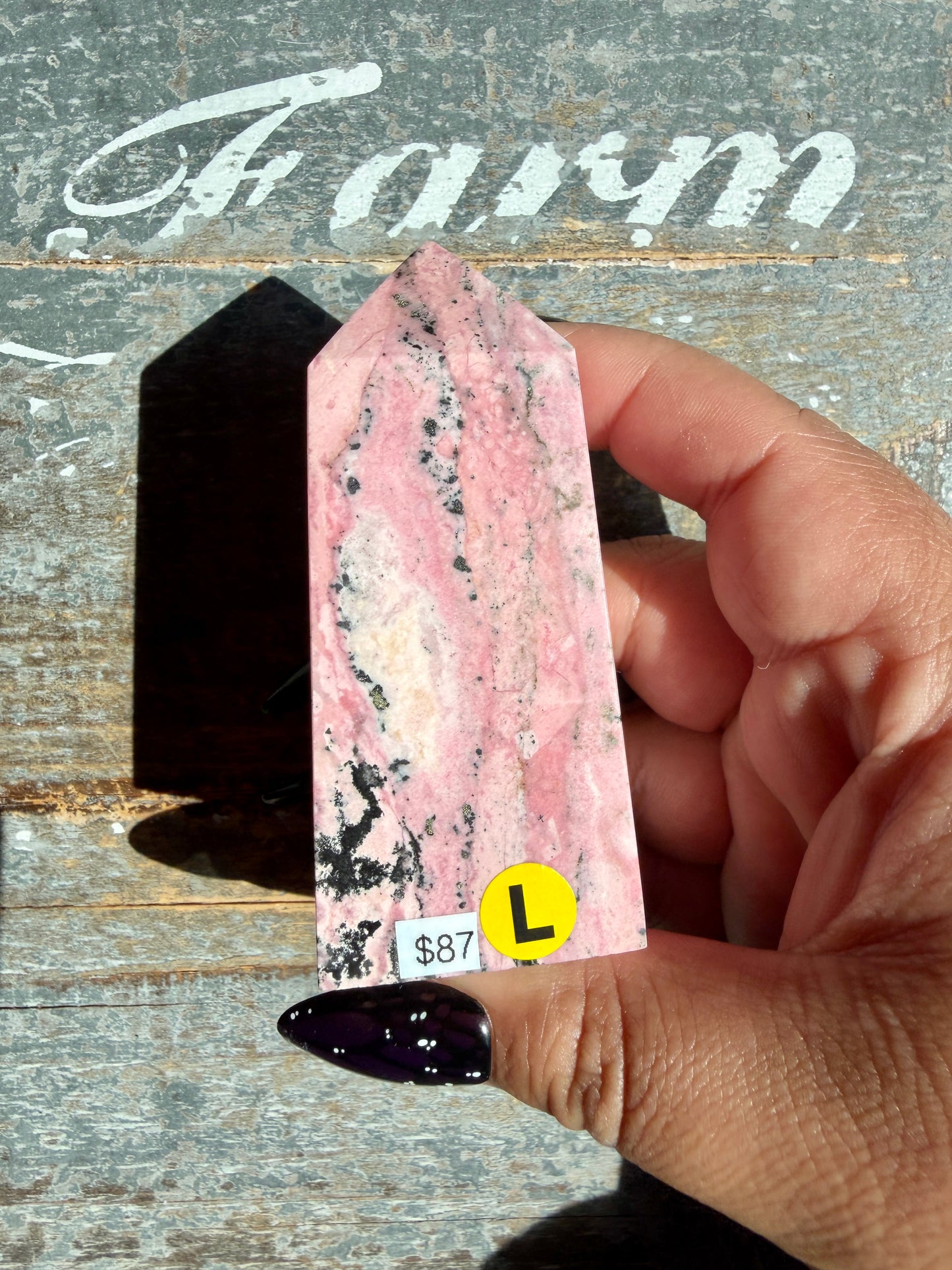 Peruvian Rhondnite Tower | Opt L