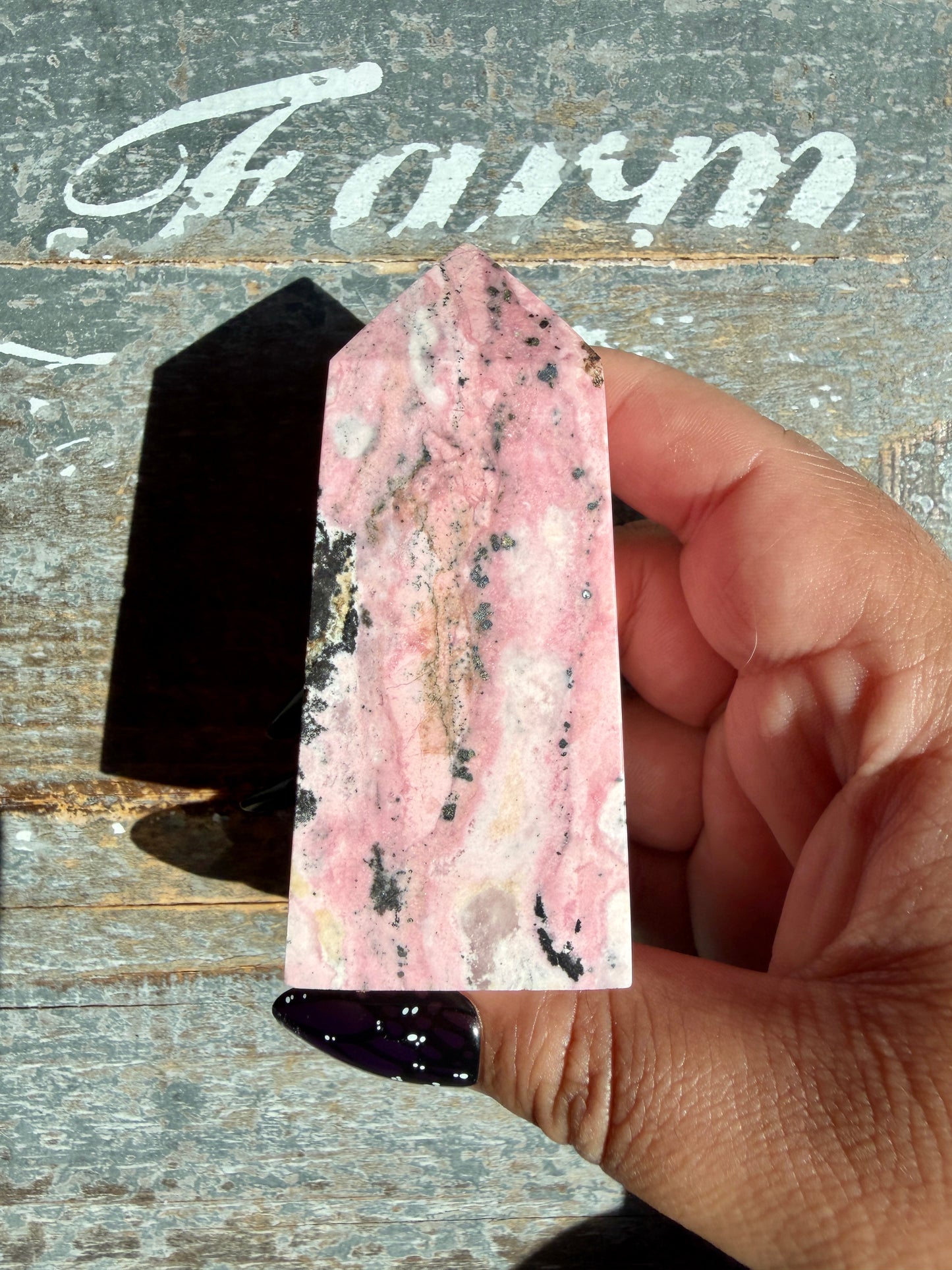 Peruvian Rhondnite Tower | Opt L