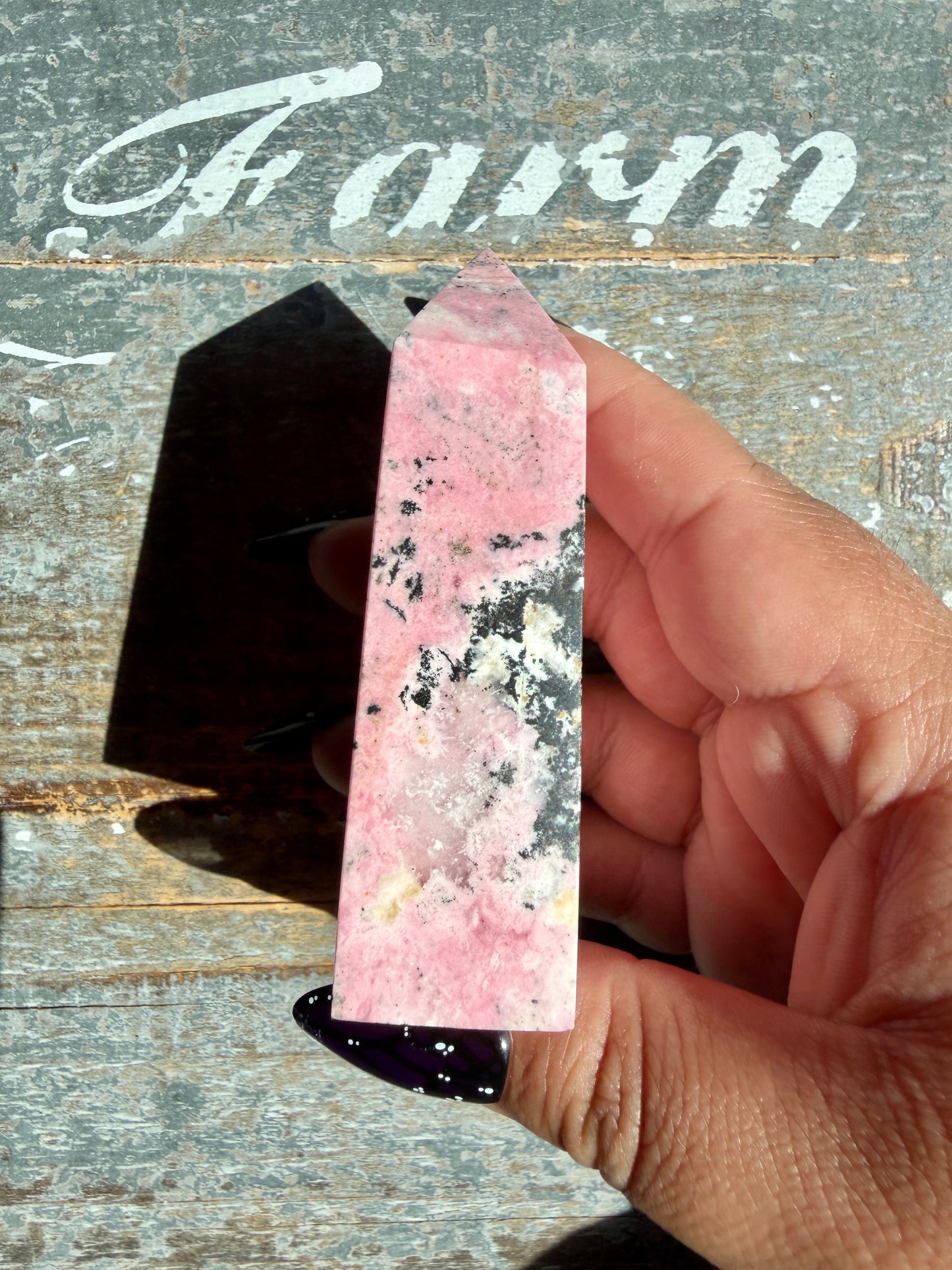 Peruvian Rhondnite Tower | Opt L