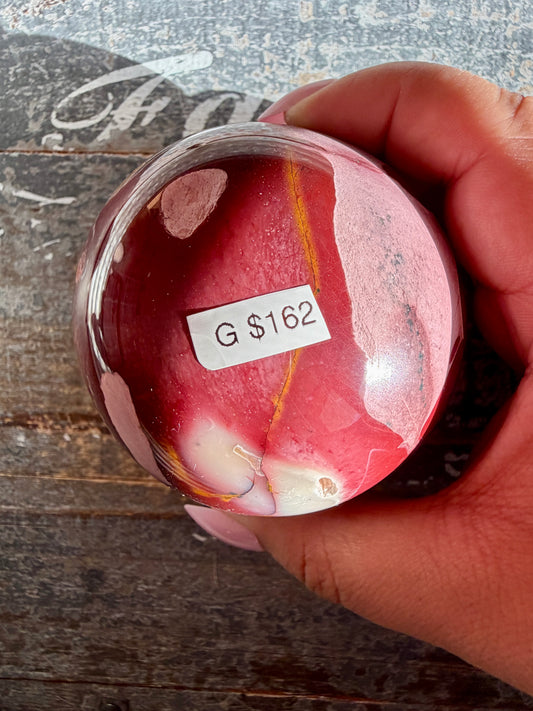 Gorgeous Mookaite Sphere from Australia | Opt G