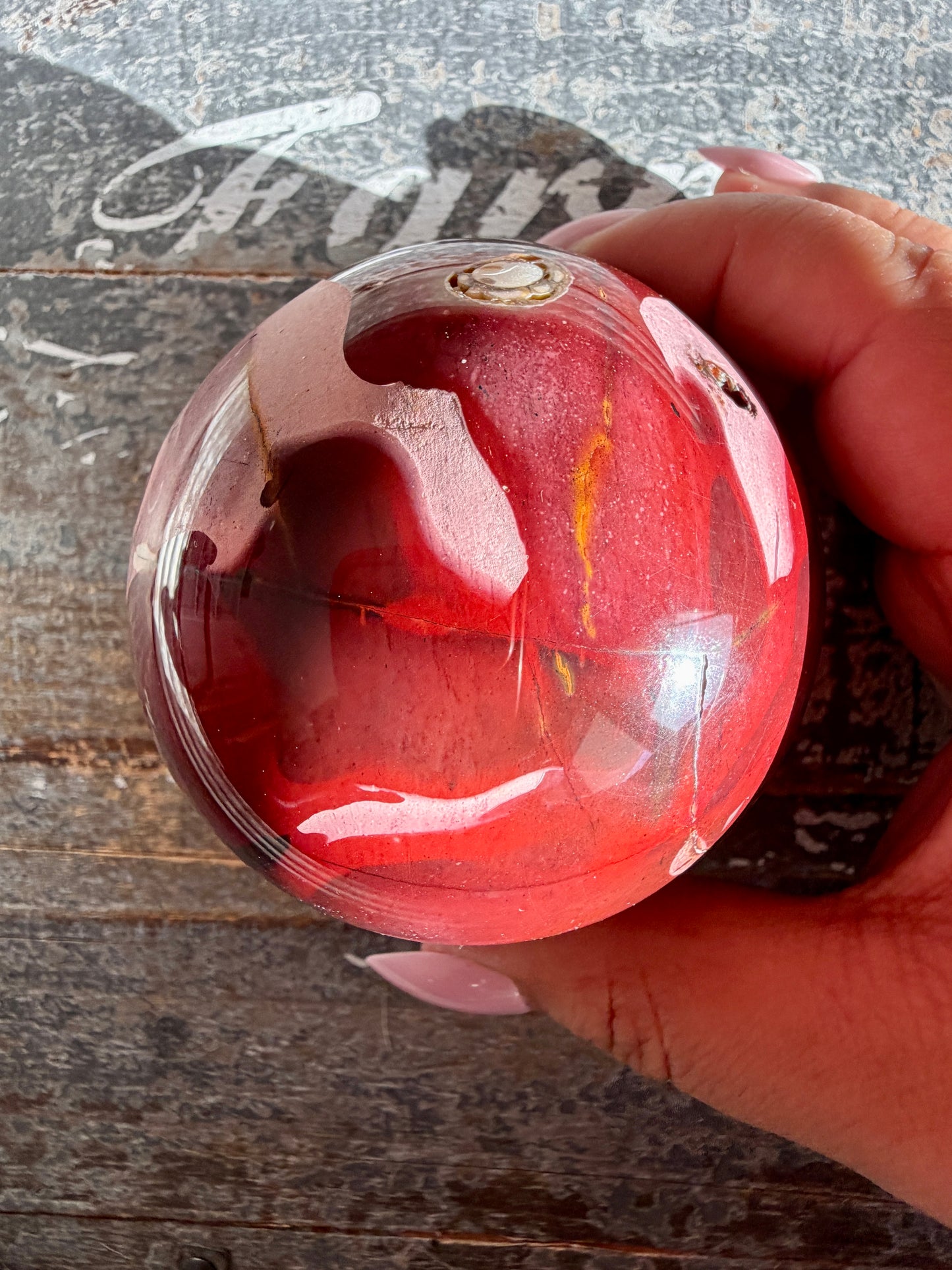 Gorgeous Mookaite Sphere from Australia | Opt G
