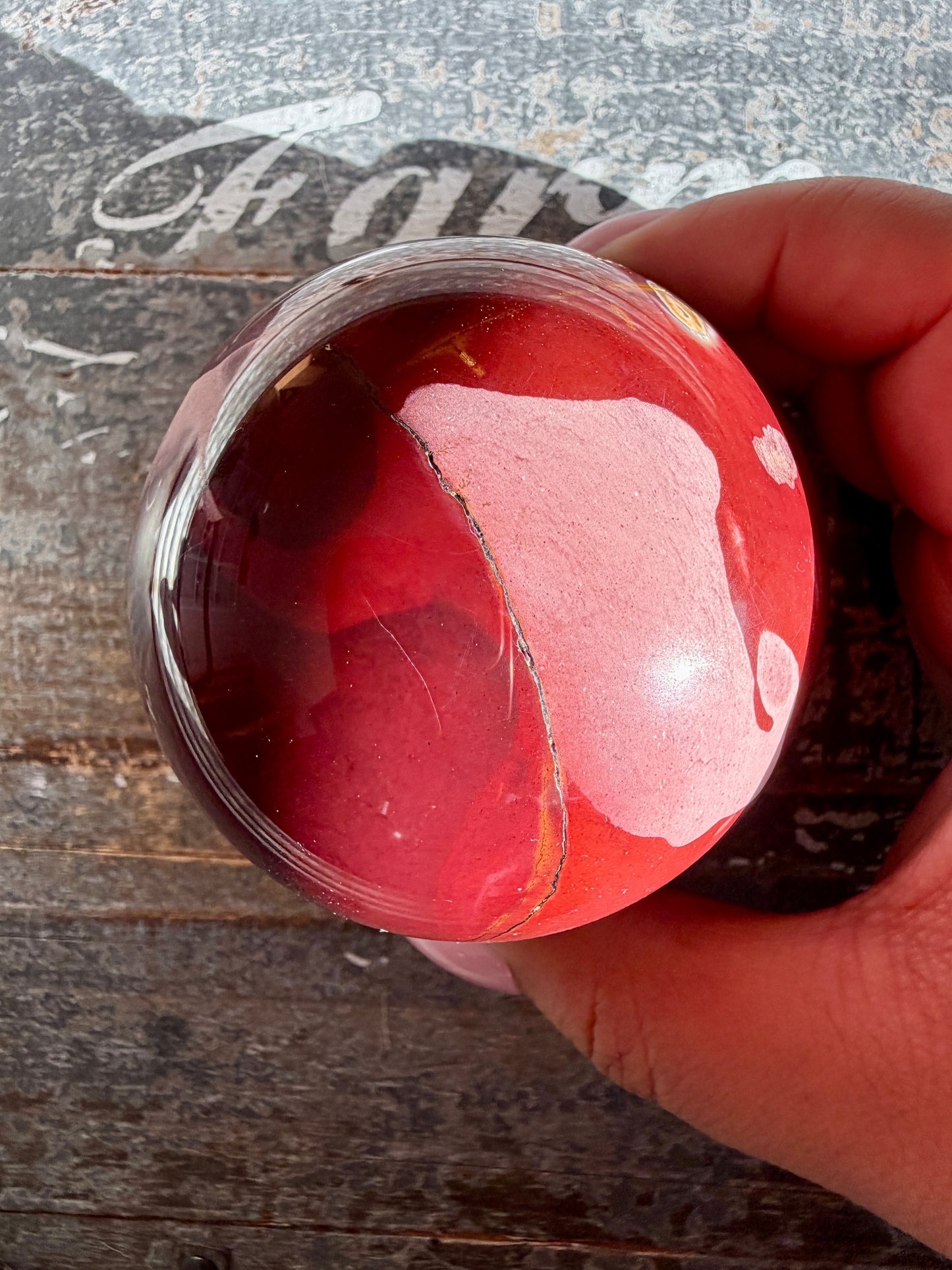 Gorgeous Mookaite Sphere from Australia | Opt G