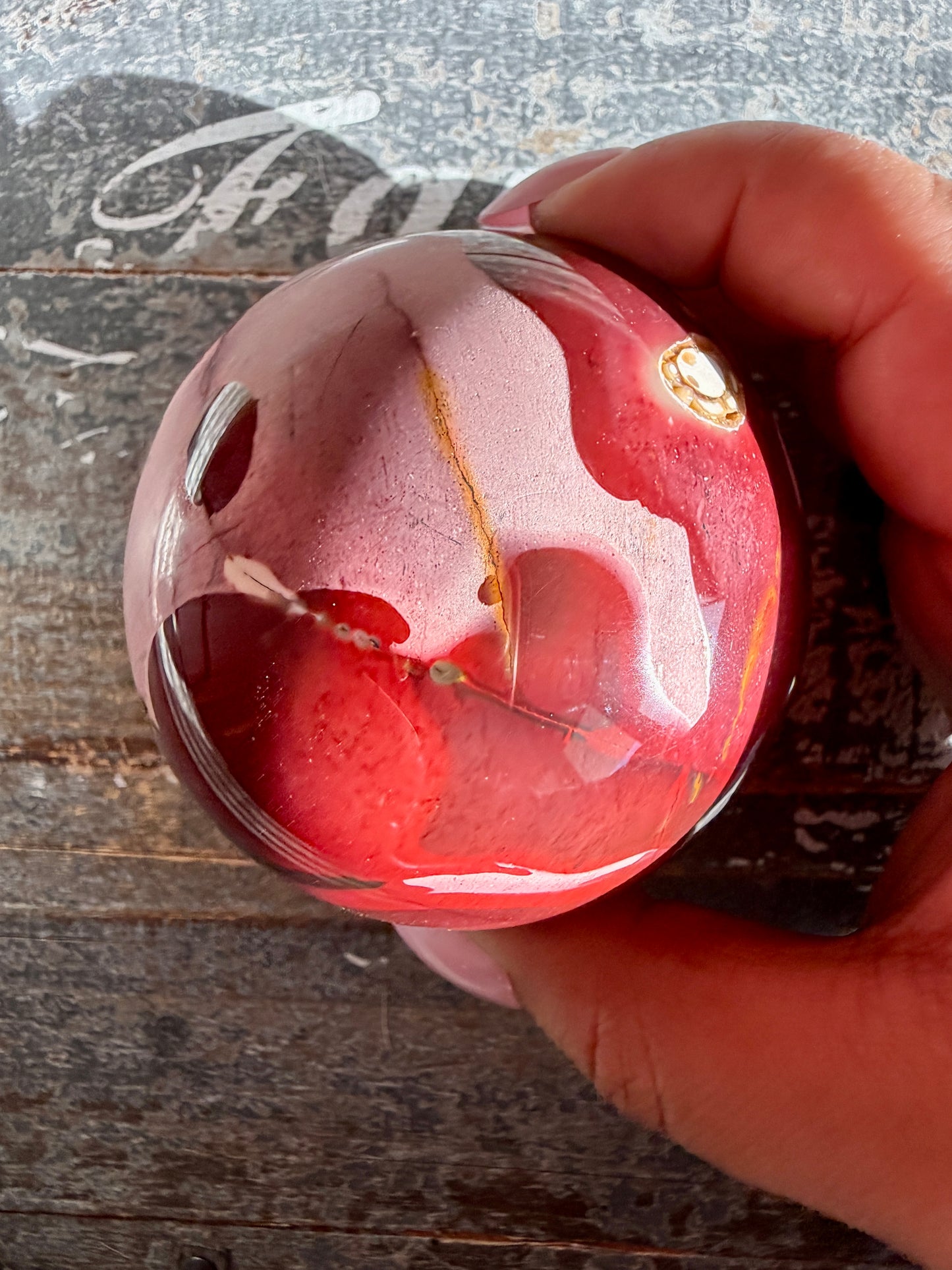 Gorgeous Mookaite Sphere from Australia | Opt G