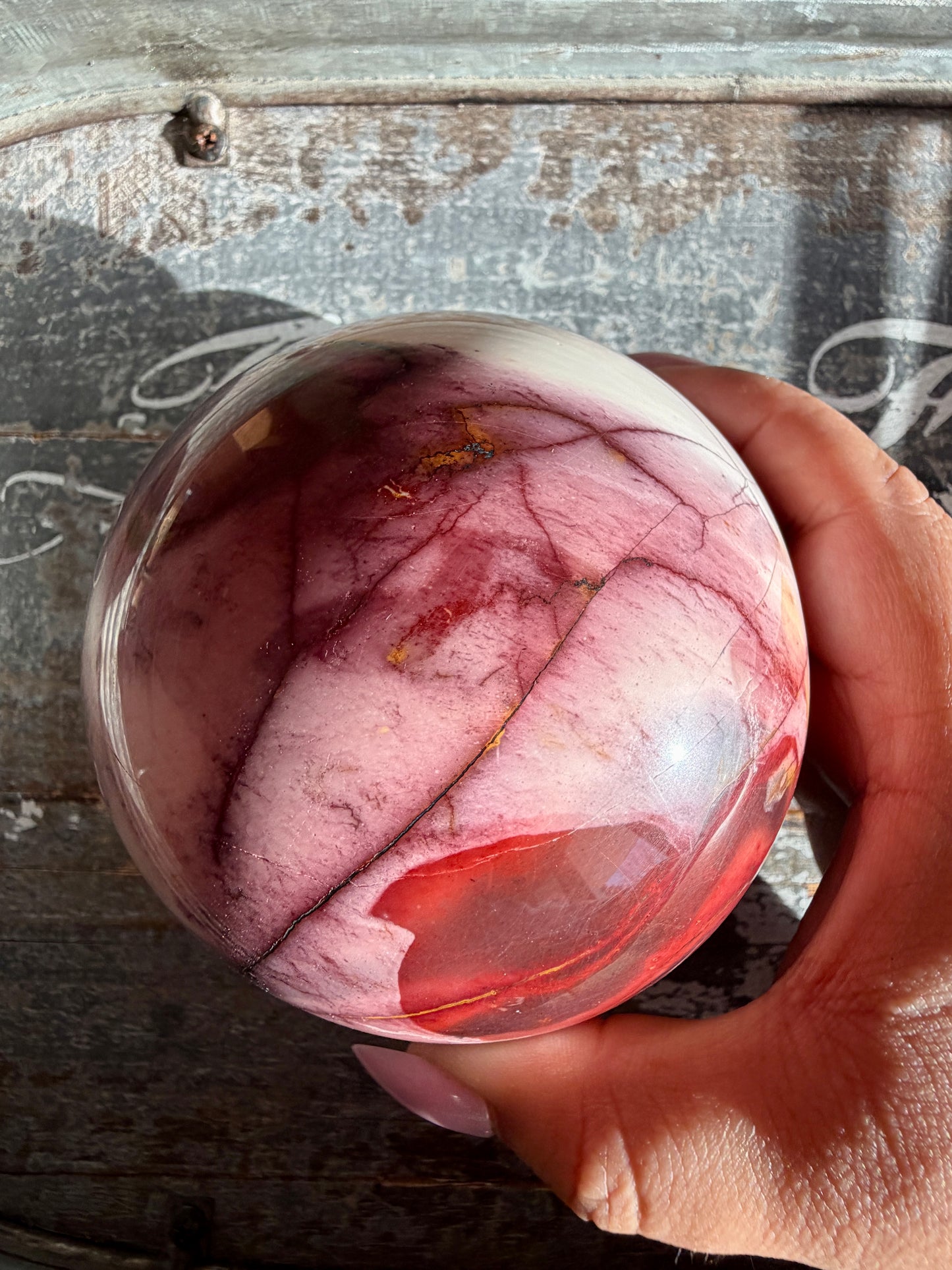 Gorgeous Mookaite Sphere from Australia | Opt B
