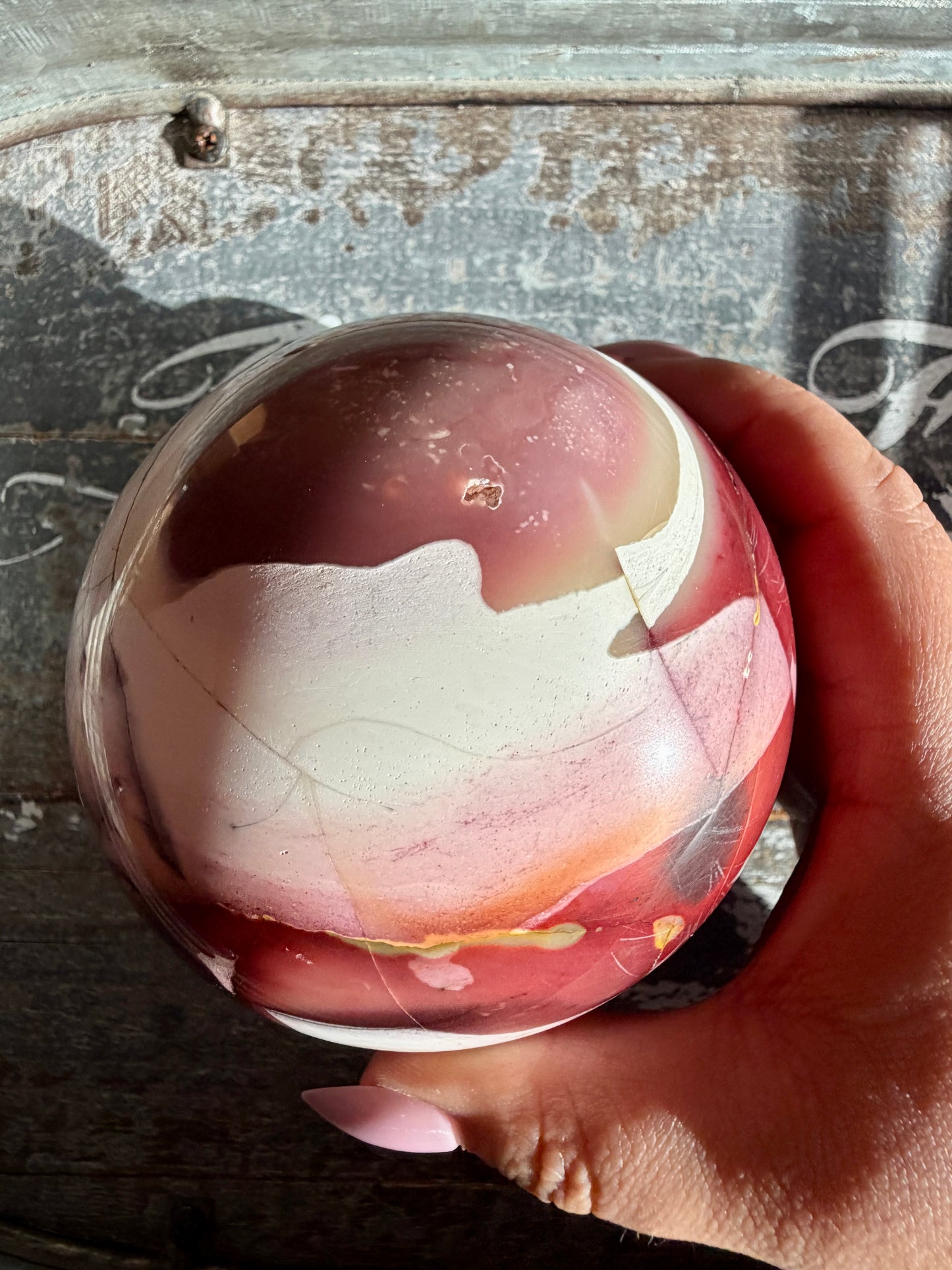 Gorgeous Mookaite Sphere from Australia | Opt B