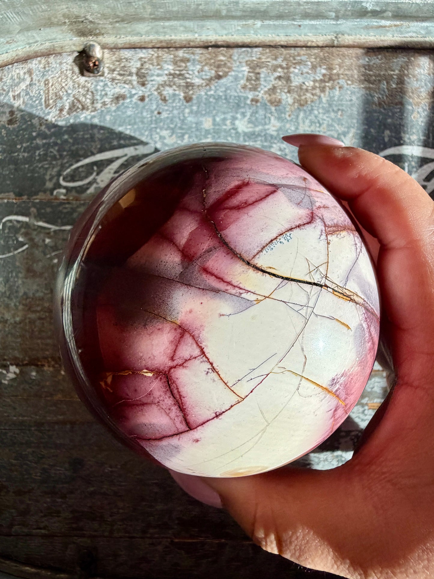 Gorgeous Mookaite Sphere from Australia | Opt B