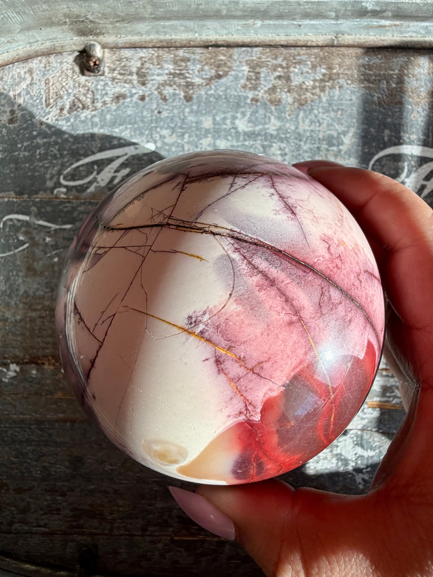 Gorgeous Mookaite Sphere from Australia | Opt B