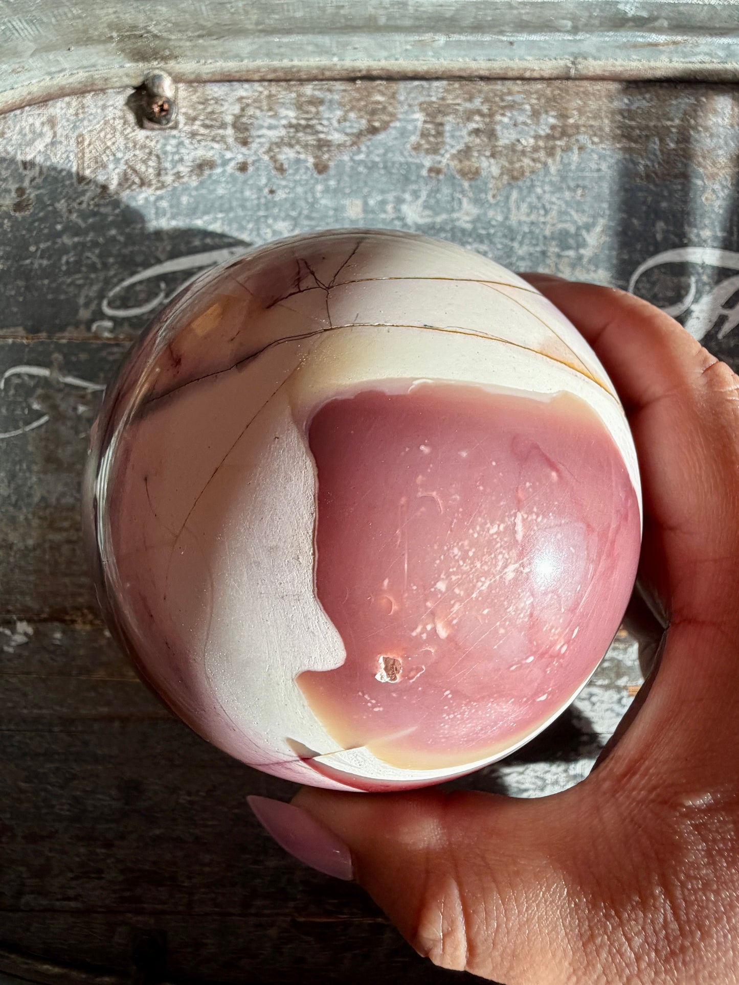 Gorgeous Mookaite Sphere from Australia | Opt B