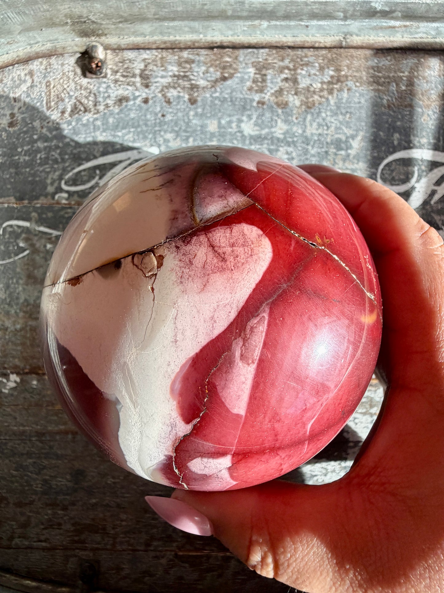 Gorgeous Mookaite Sphere from Australia | Opt B