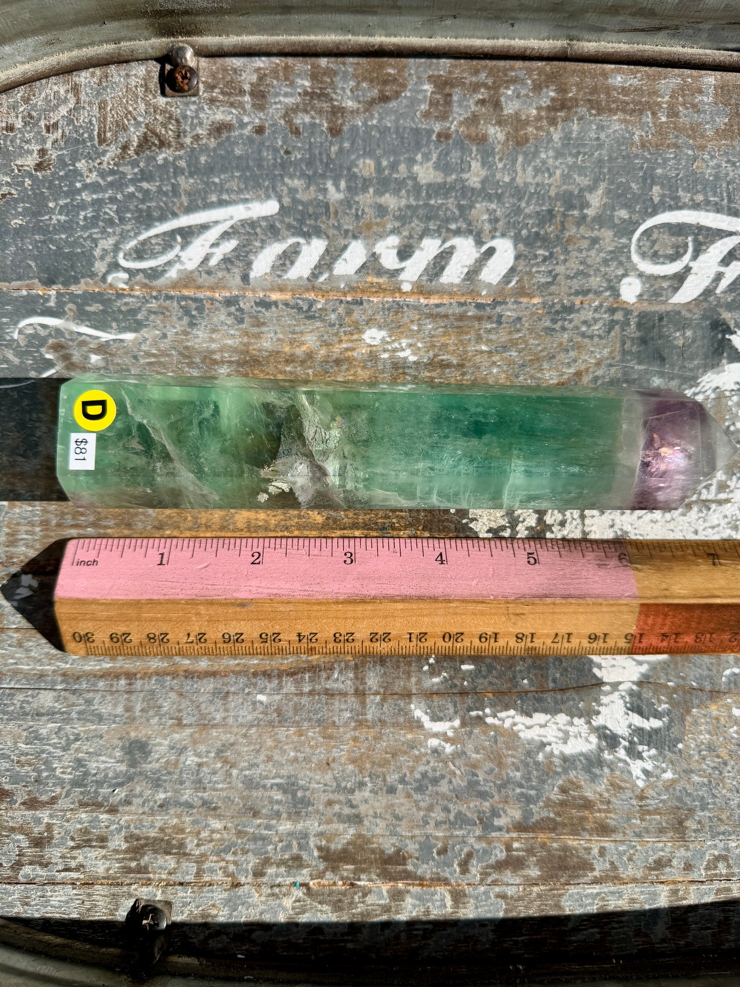Gorgeous Watermelon Rainbow Fluorite Tower | Opt D