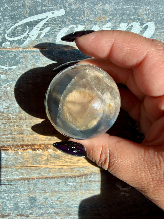 Gorgeous Black Moonstone Sphere from Madagascar | Opt Z