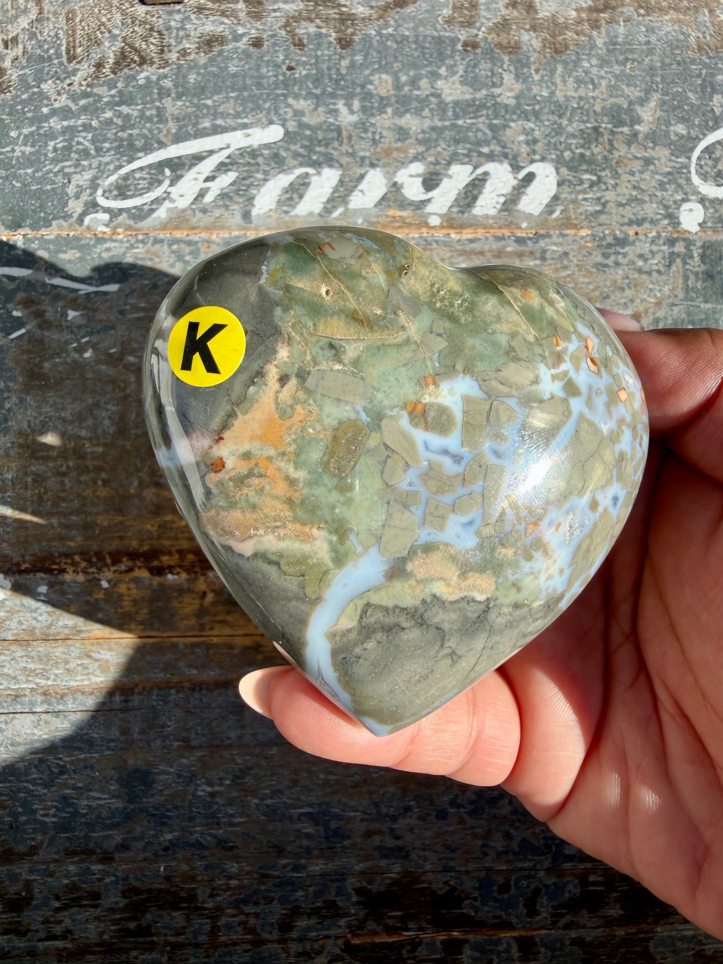 Gorgeous Ibis Jasper Heart | Madagascar | Opt K