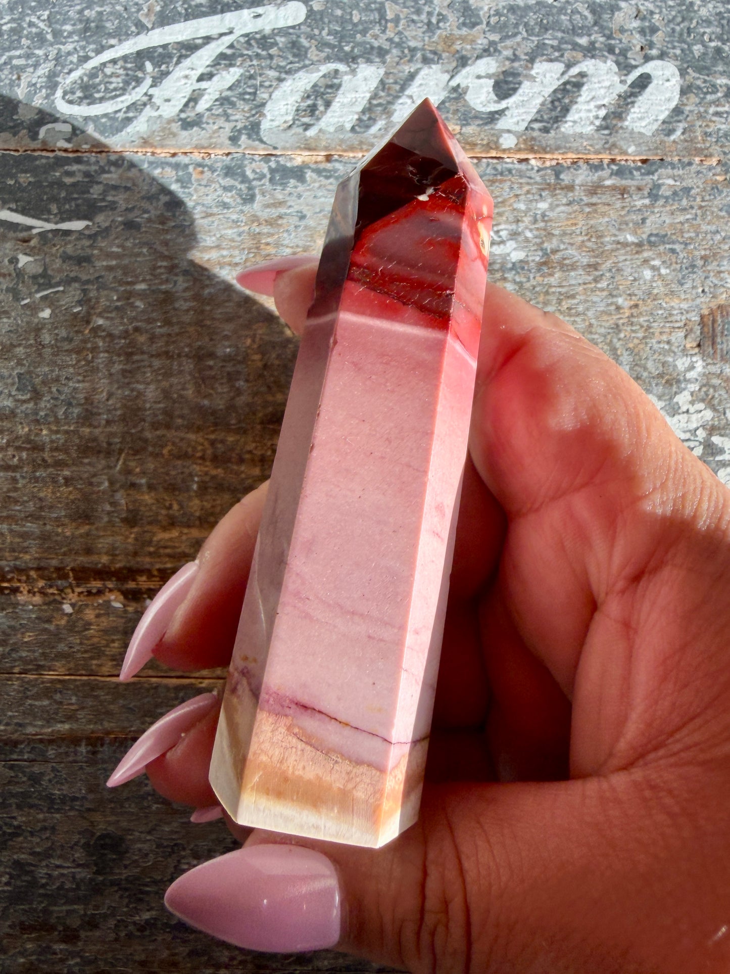 Gorgeous Mookaite Tower from Australia | Opt L