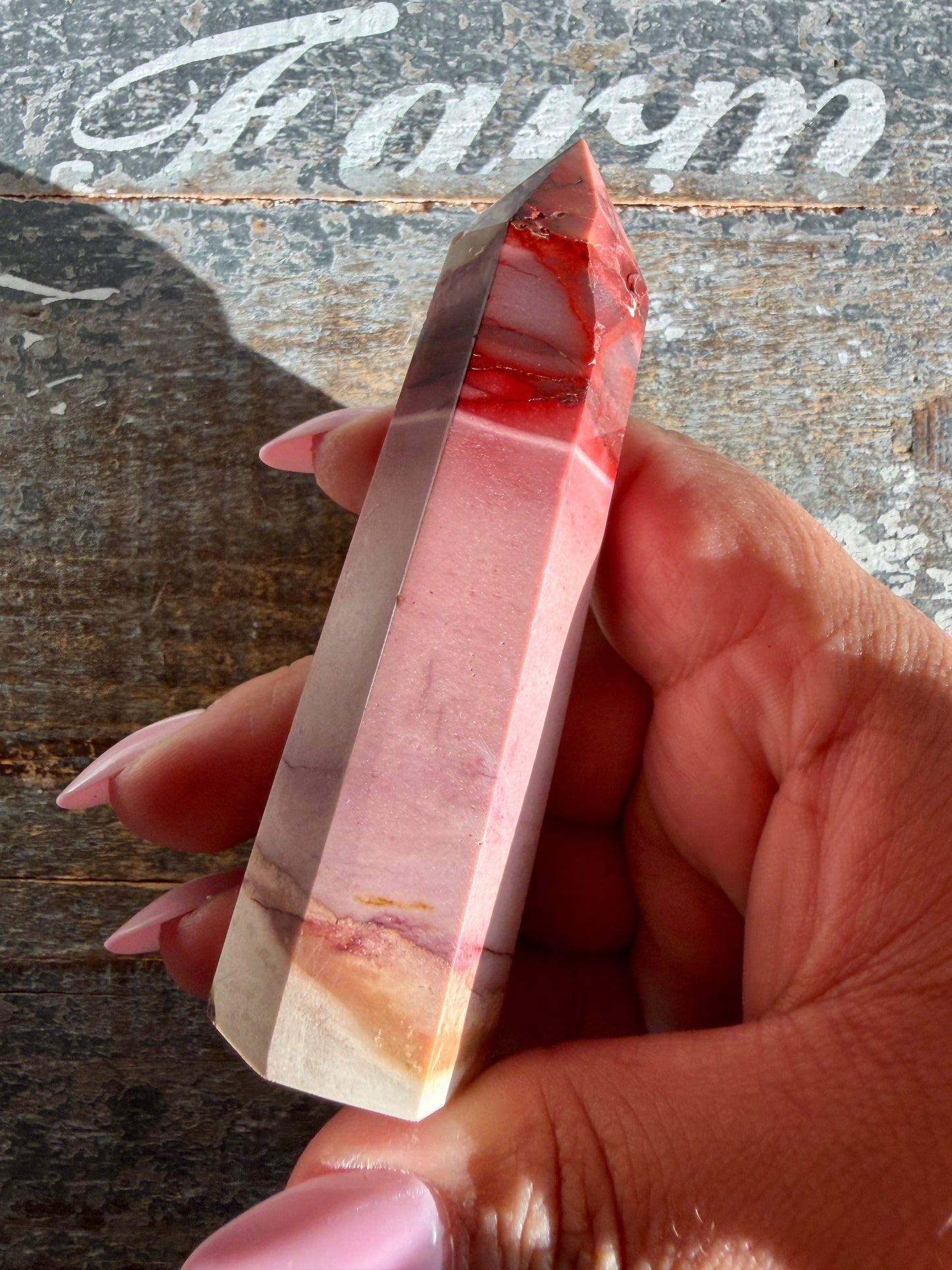 Gorgeous Mookaite Tower from Australia | Opt L