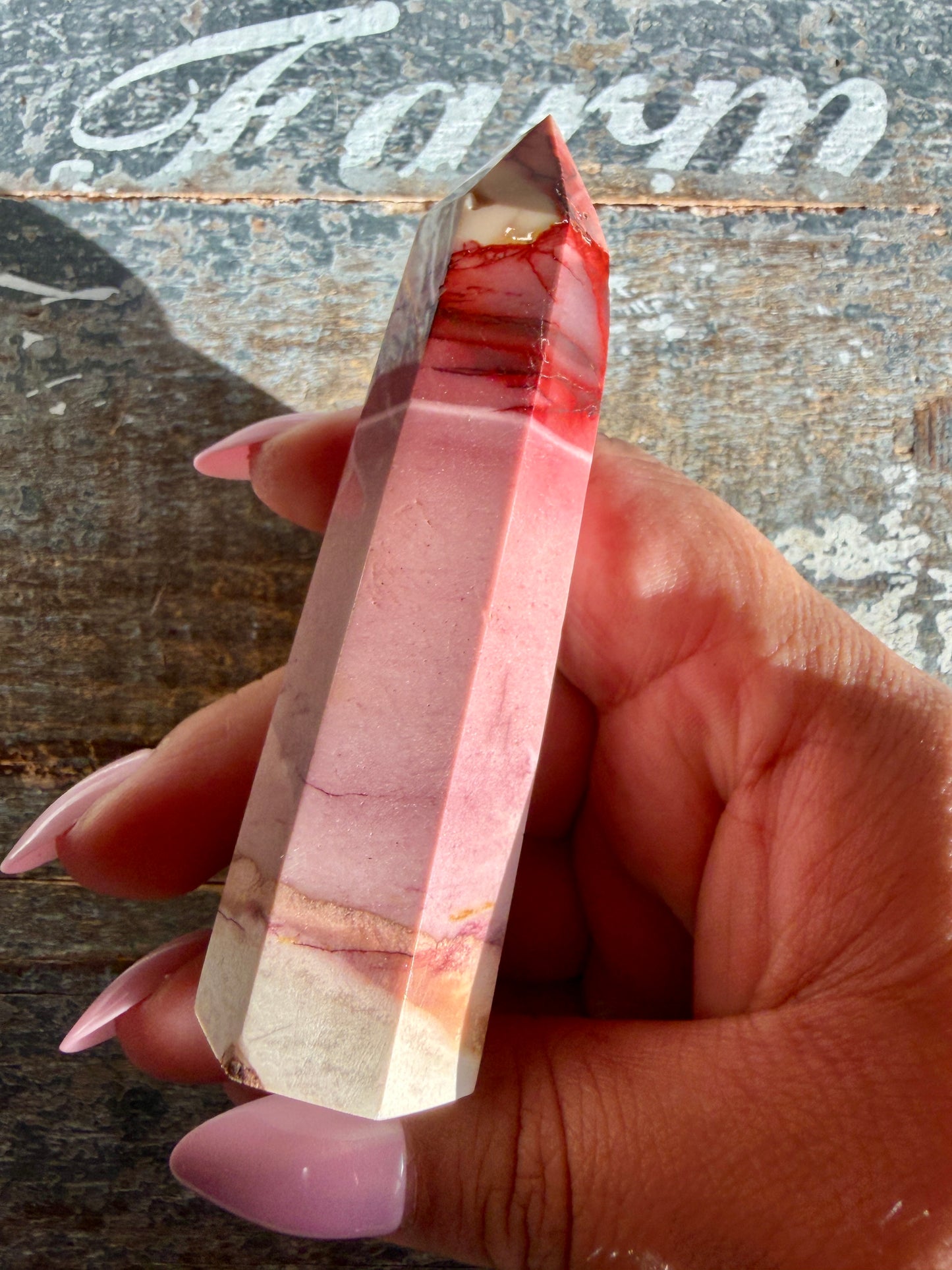 Gorgeous Mookaite Tower from Australia | Opt L