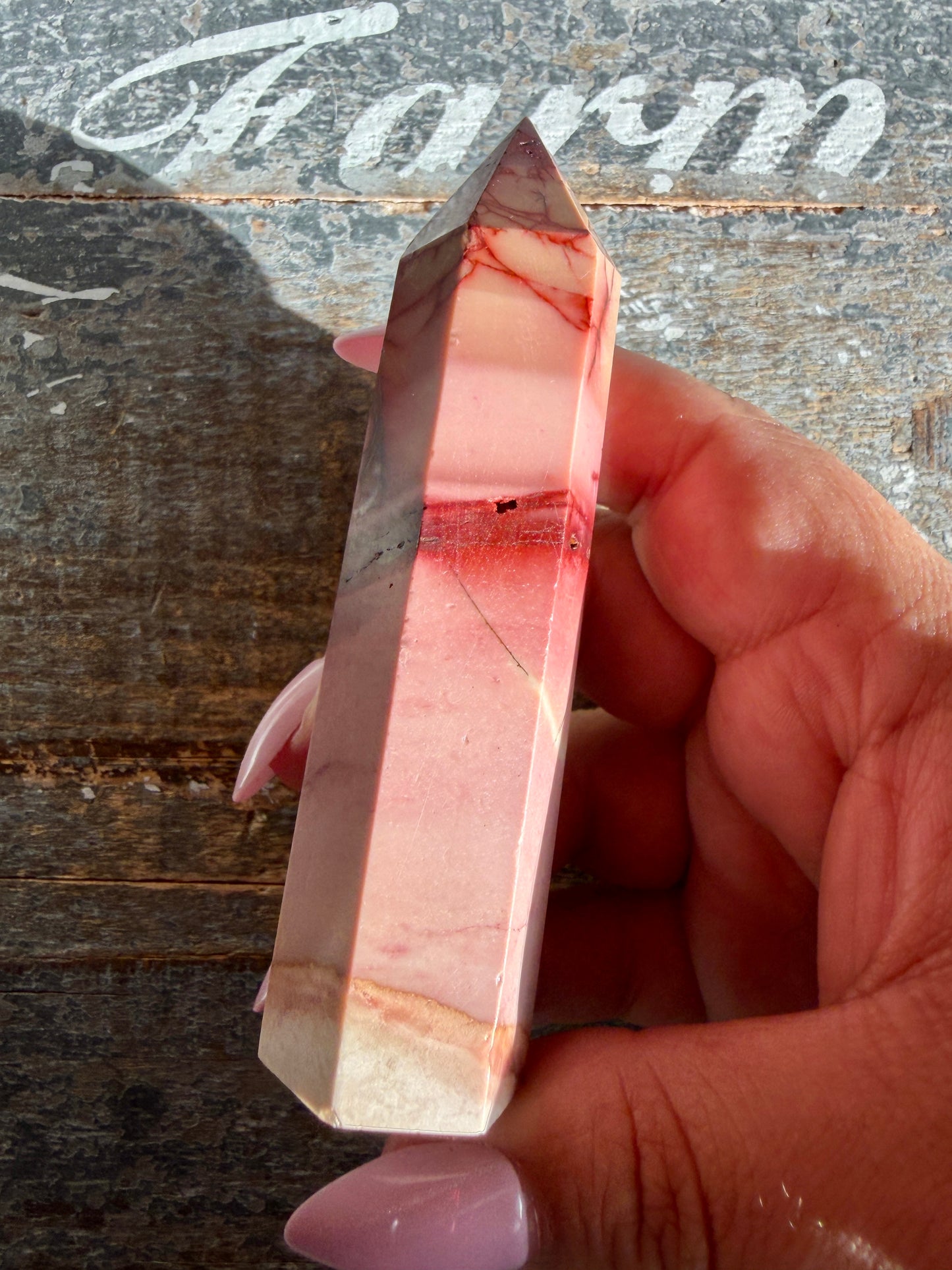 Gorgeous Mookaite Tower from Australia | Opt M