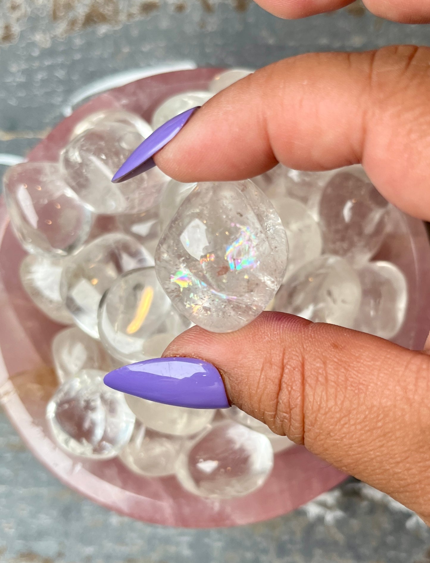 One (1) Gorgeous Clear Quartz Tumble