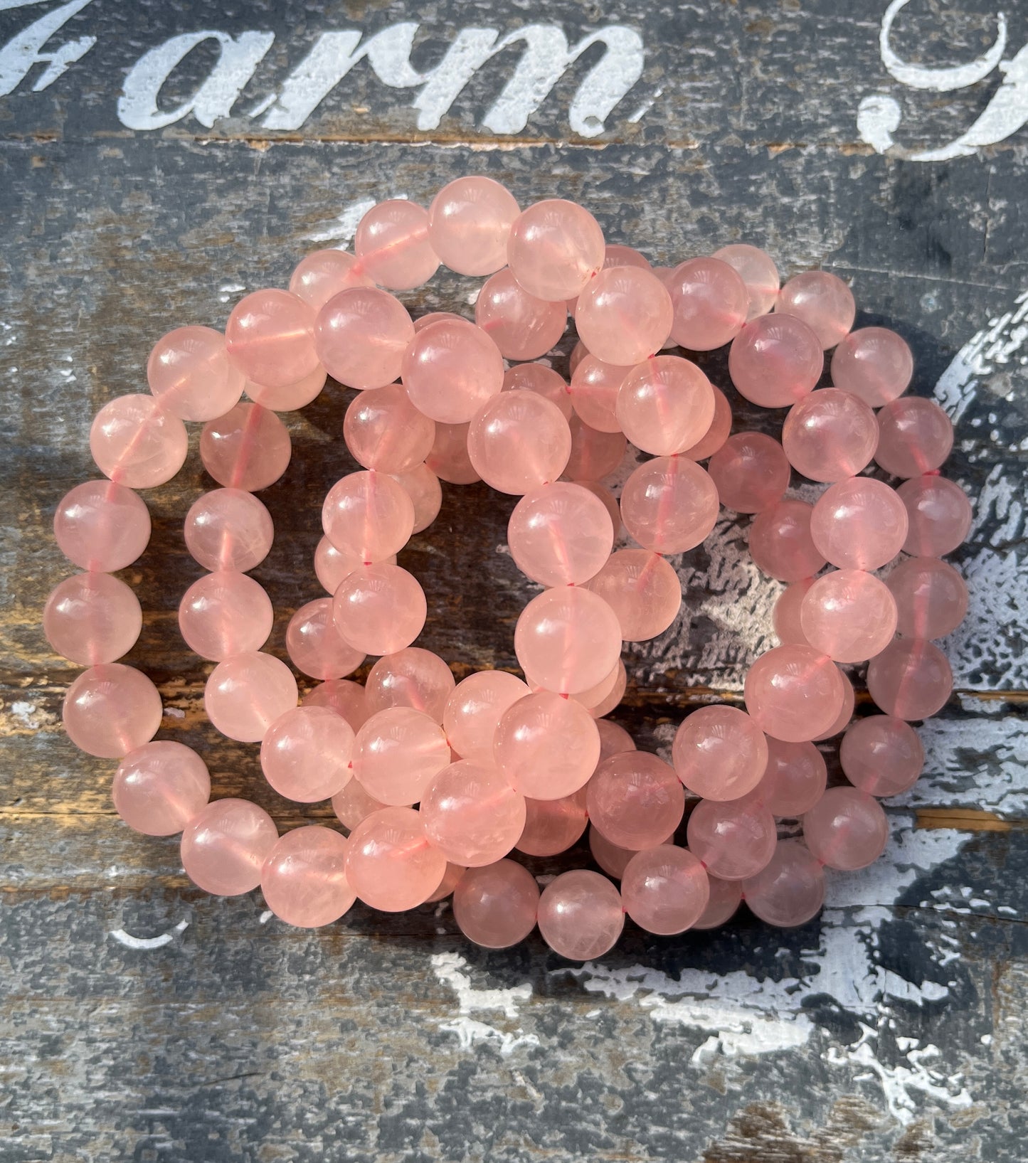 One (1) Gorgeous Grapefruit Rose Quartz Bracelet | 11-12mm