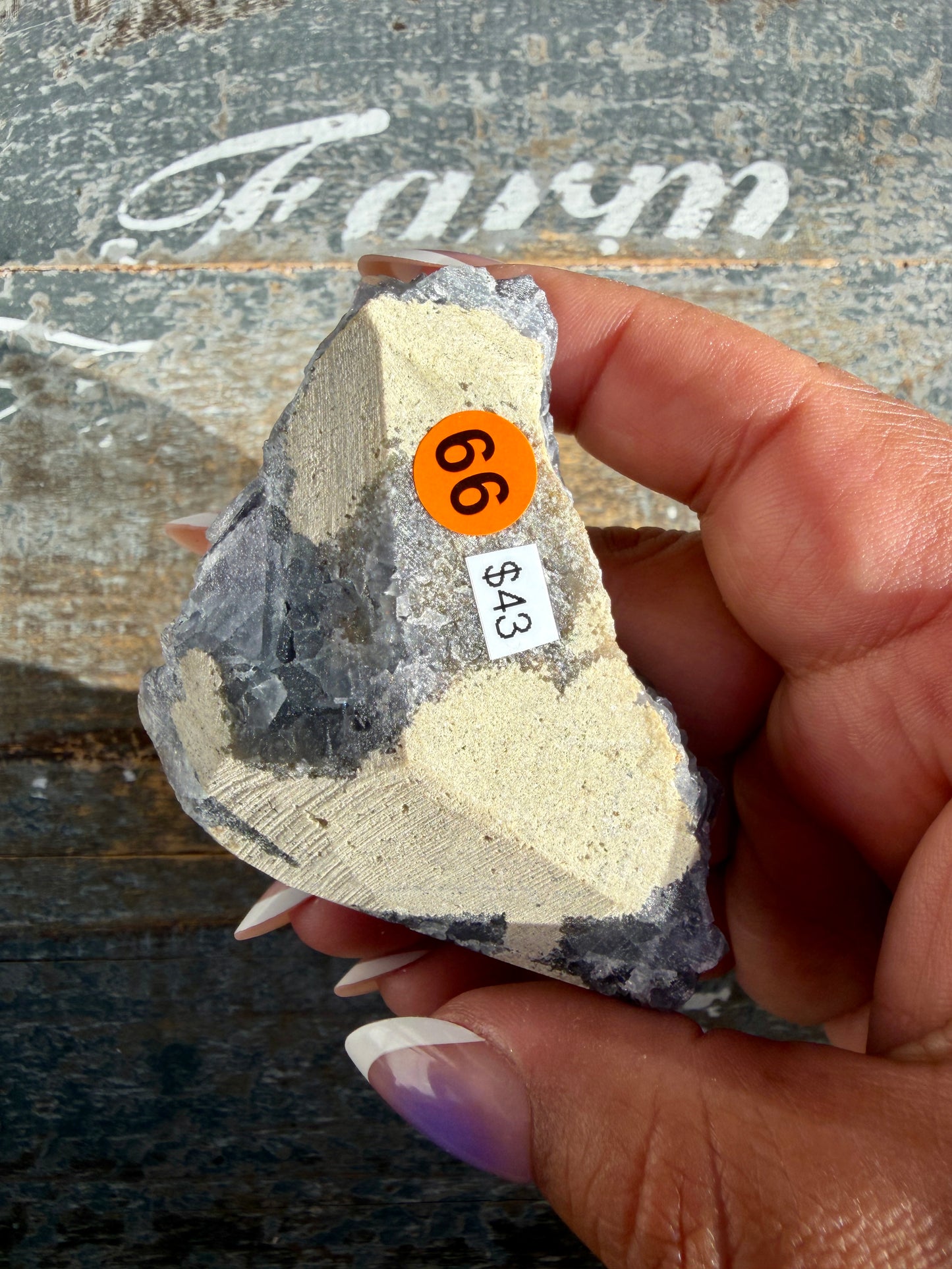 Gorgeous Cubic Dark Blue/Purple Fluorite Specimen coated in Pyrite | Opt 66
