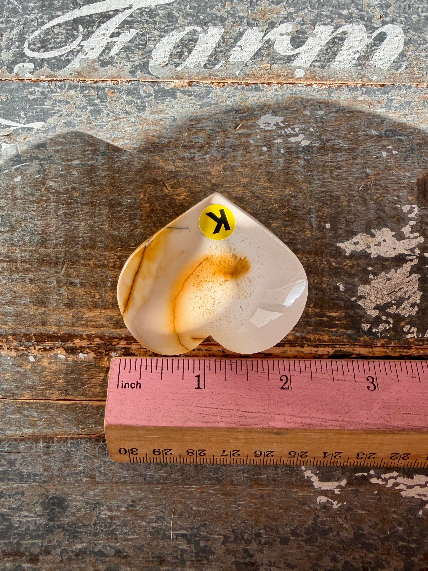 Gorgeous Mookaite Heart from Australia | Opt K