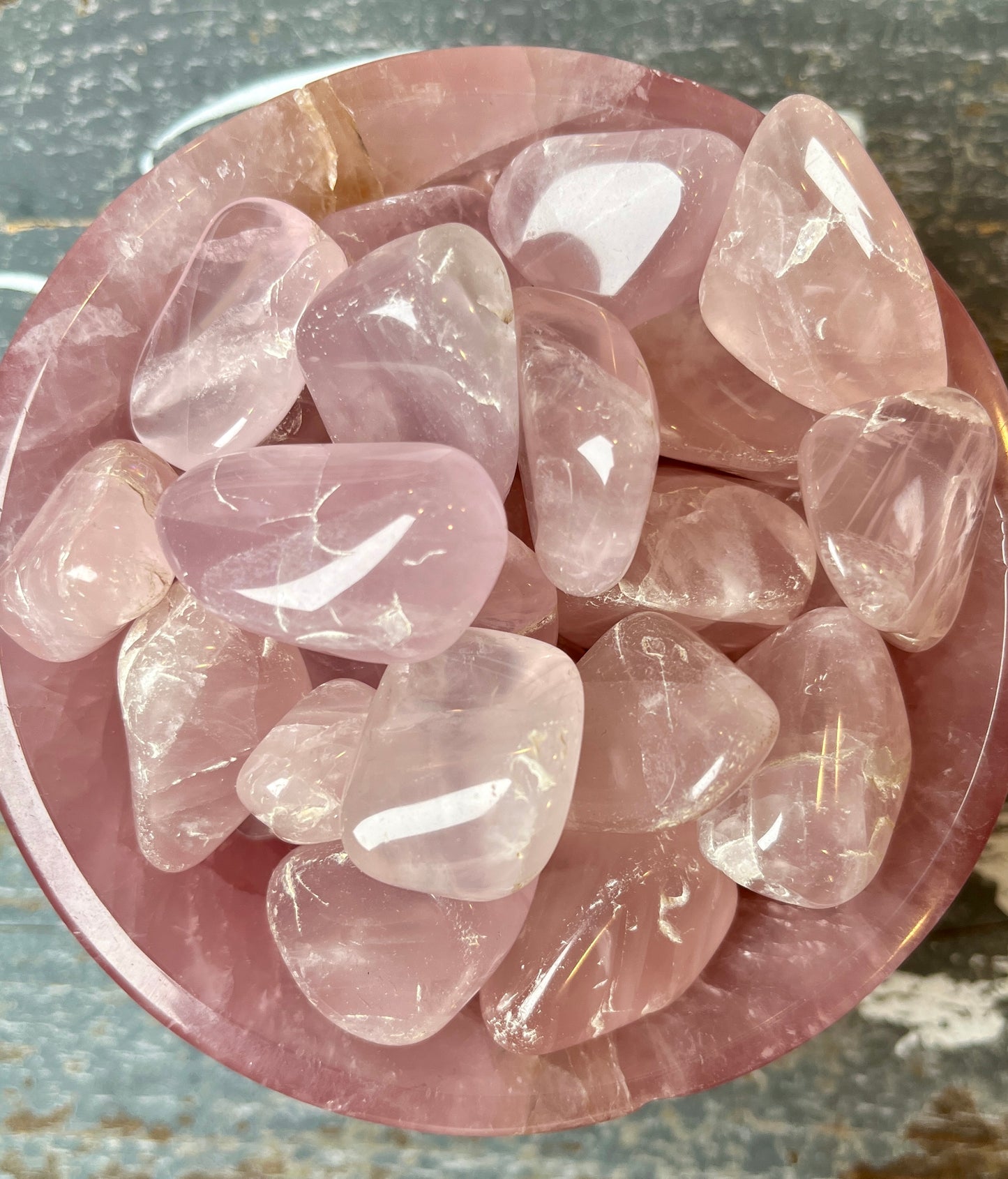 One (1) Gorgeous High Quality Rose Quartz Tumble