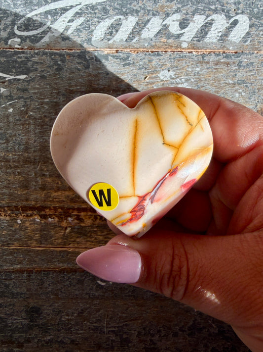 Gorgeous Mookaite Heart from Australia | Opt W