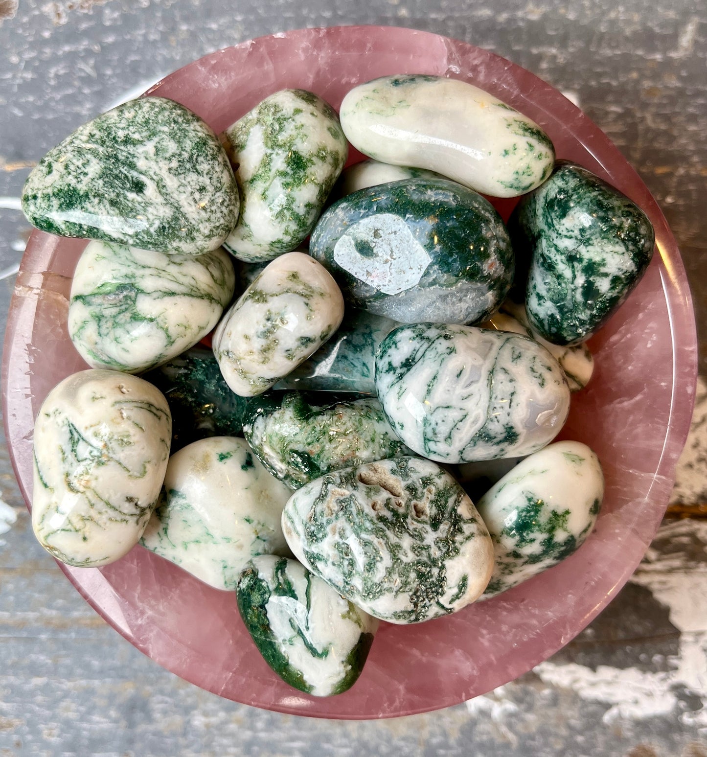 One (1) Gorgeous Tree Agate Tumble