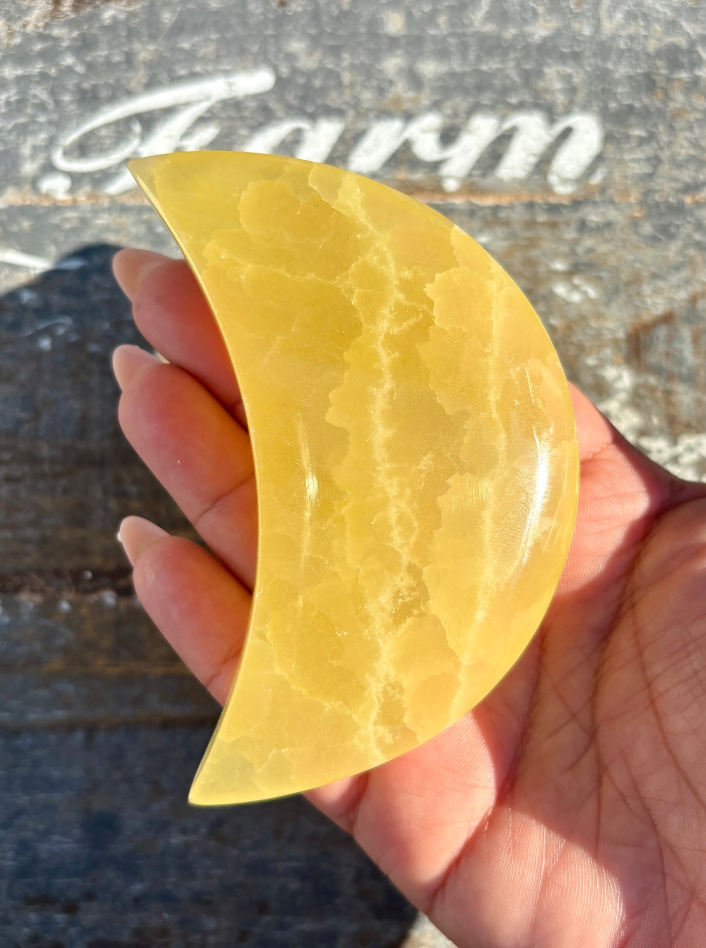 Lemon Calcite Moon | Opt K