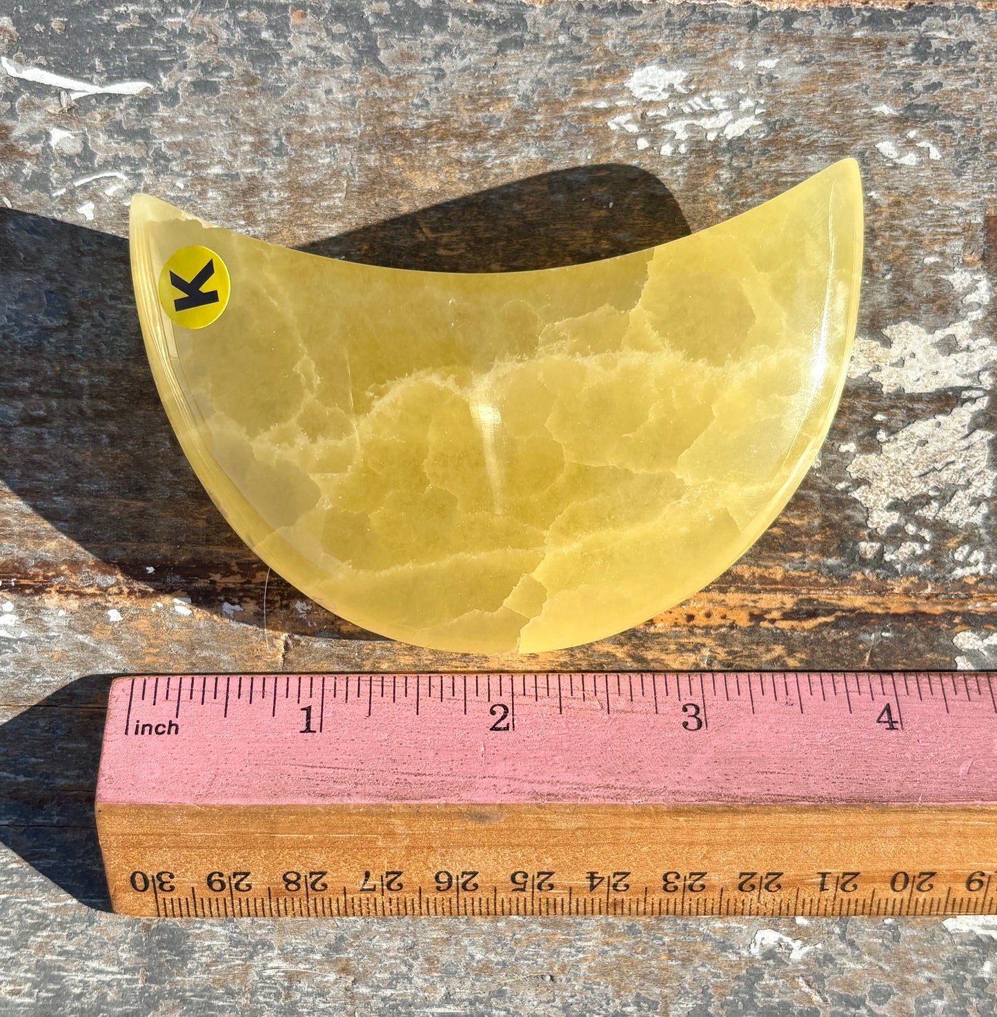Lemon Calcite Moon | Opt K