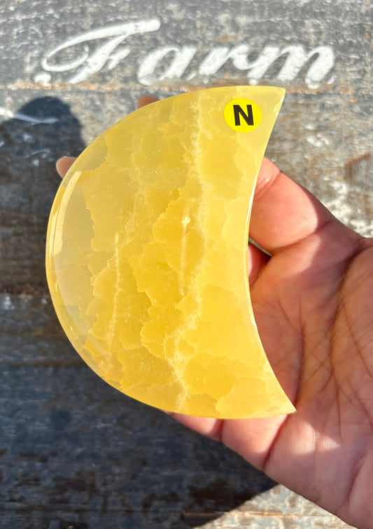 Lemon Calcite Moon | Opt N