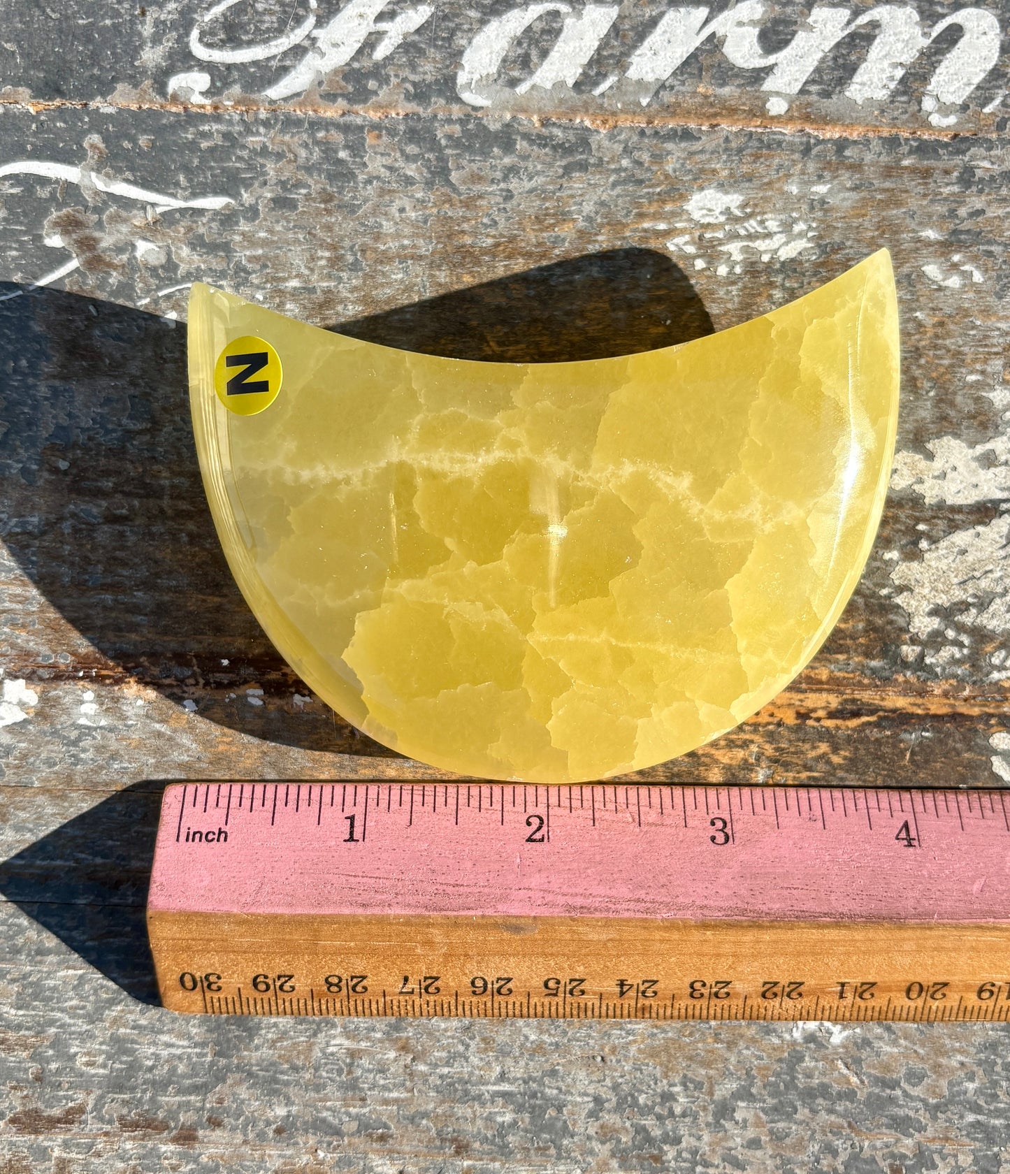Lemon Calcite Moon | Opt N