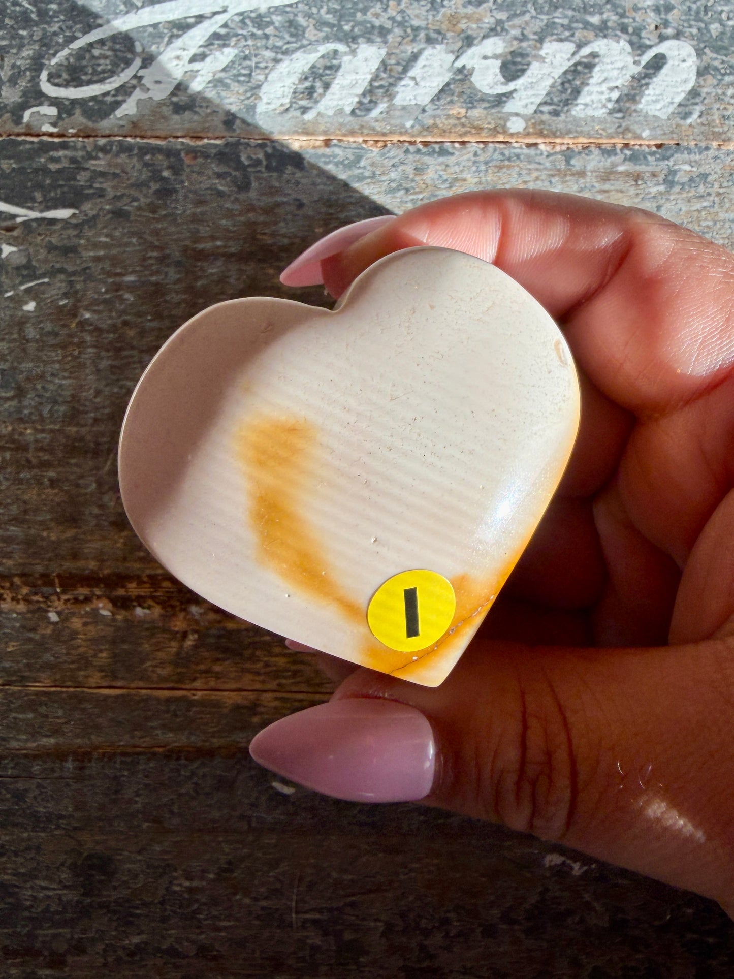 Gorgeous Mookaite Heart from Australia | Opt I