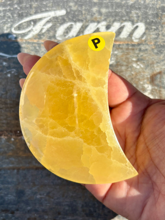 Lemon Calcite Moon | Opt P