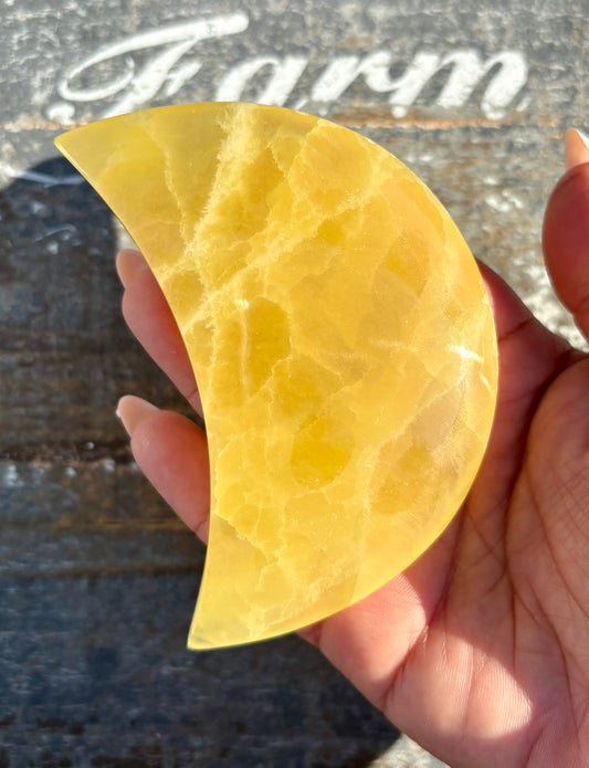 Lemon Calcite Moon | Opt P