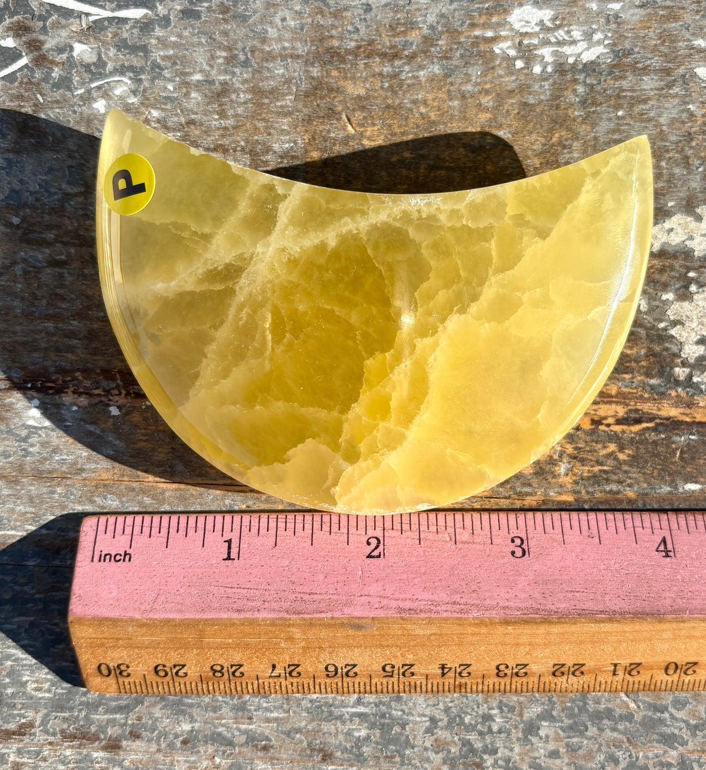 Lemon Calcite Moon | Opt P