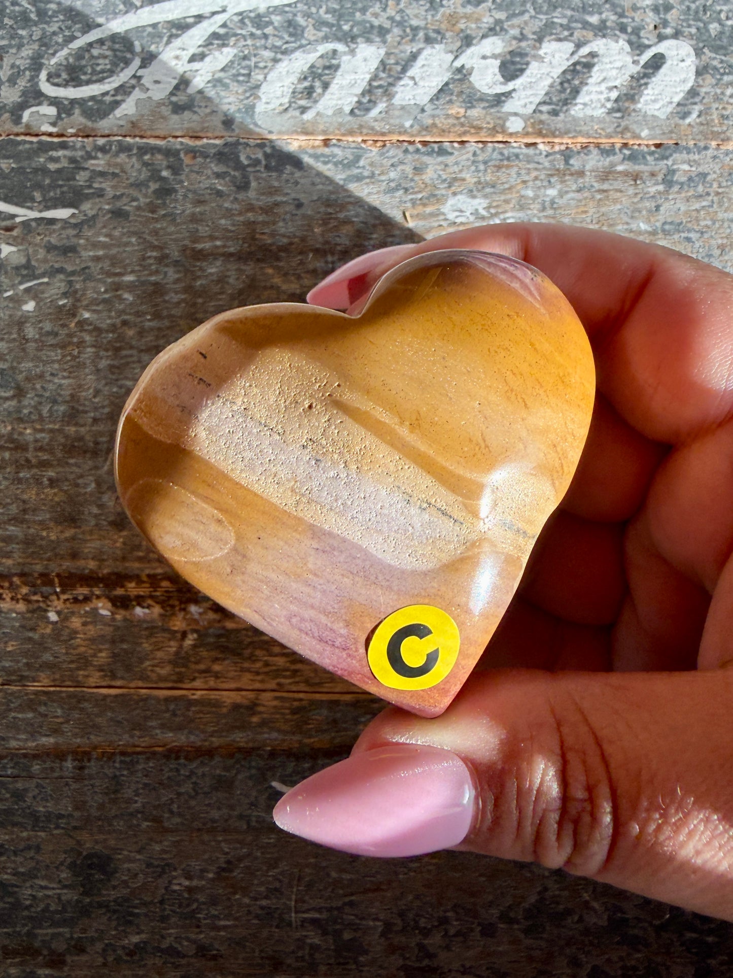 Gorgeous Mookaite Heart from Australia | Opt C