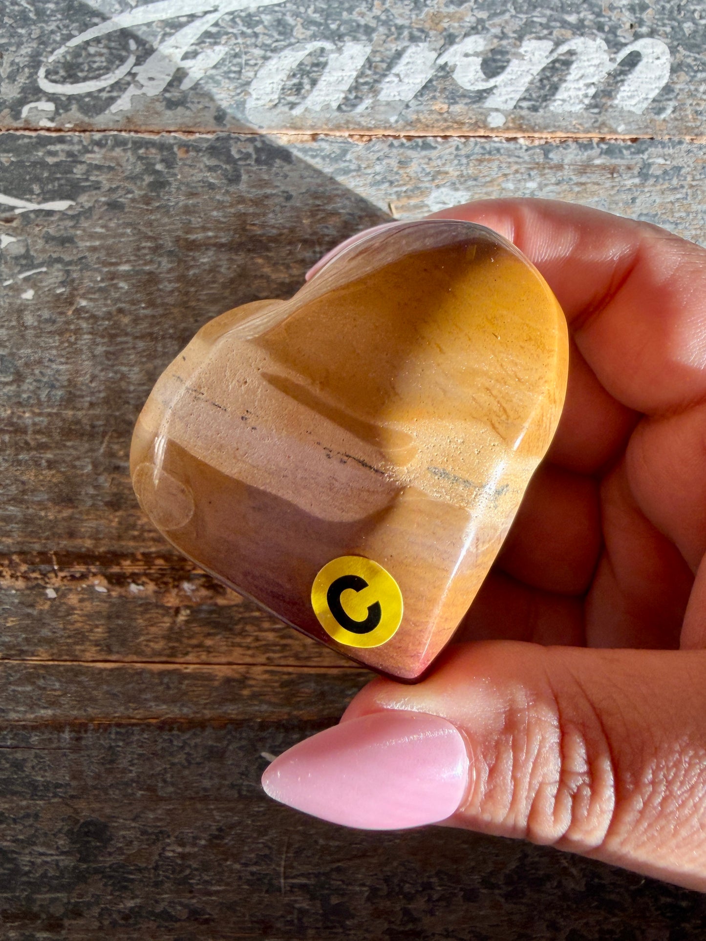 Gorgeous Mookaite Heart from Australia | Opt C