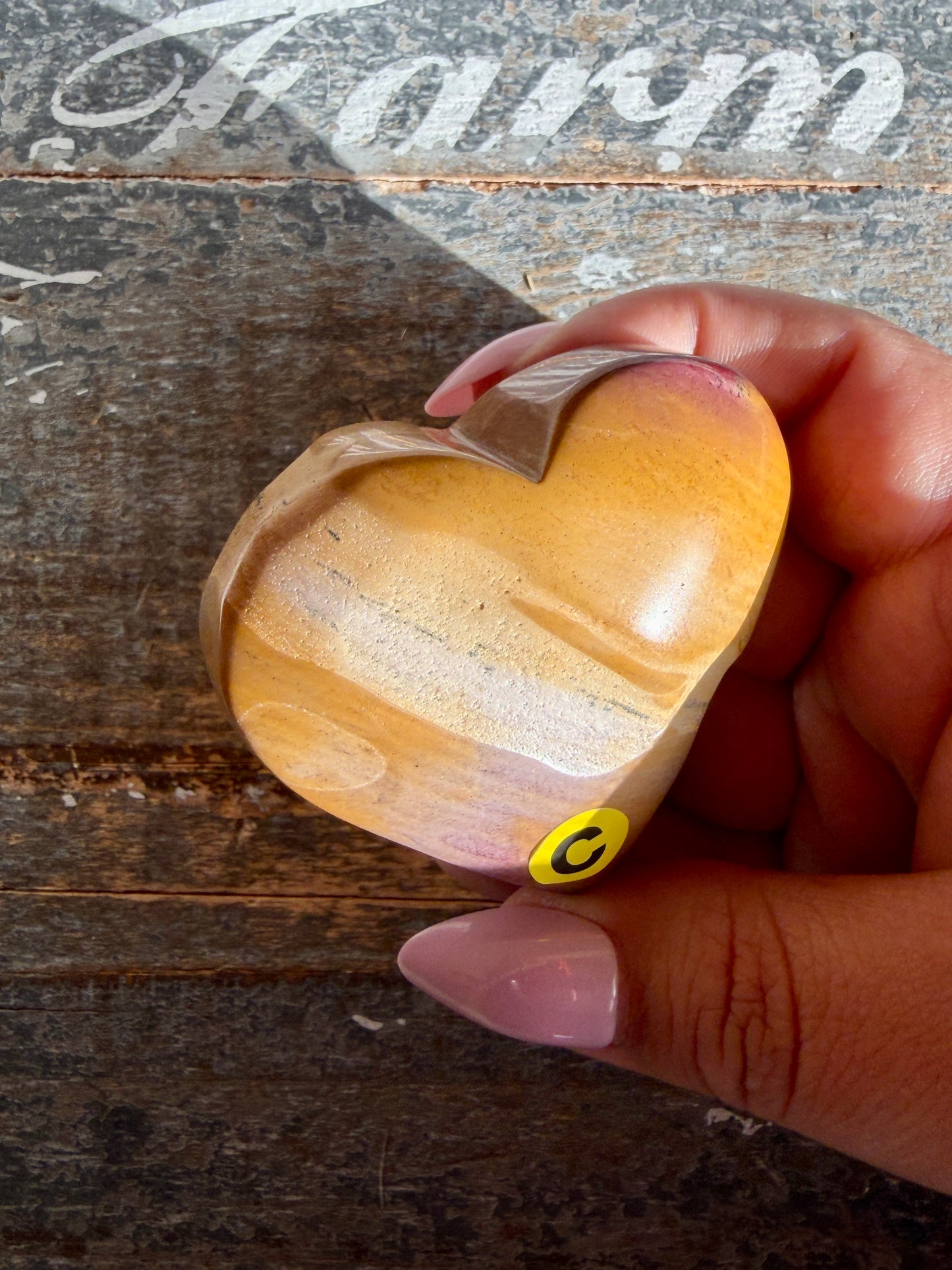 Gorgeous Mookaite Heart from Australia | Opt C