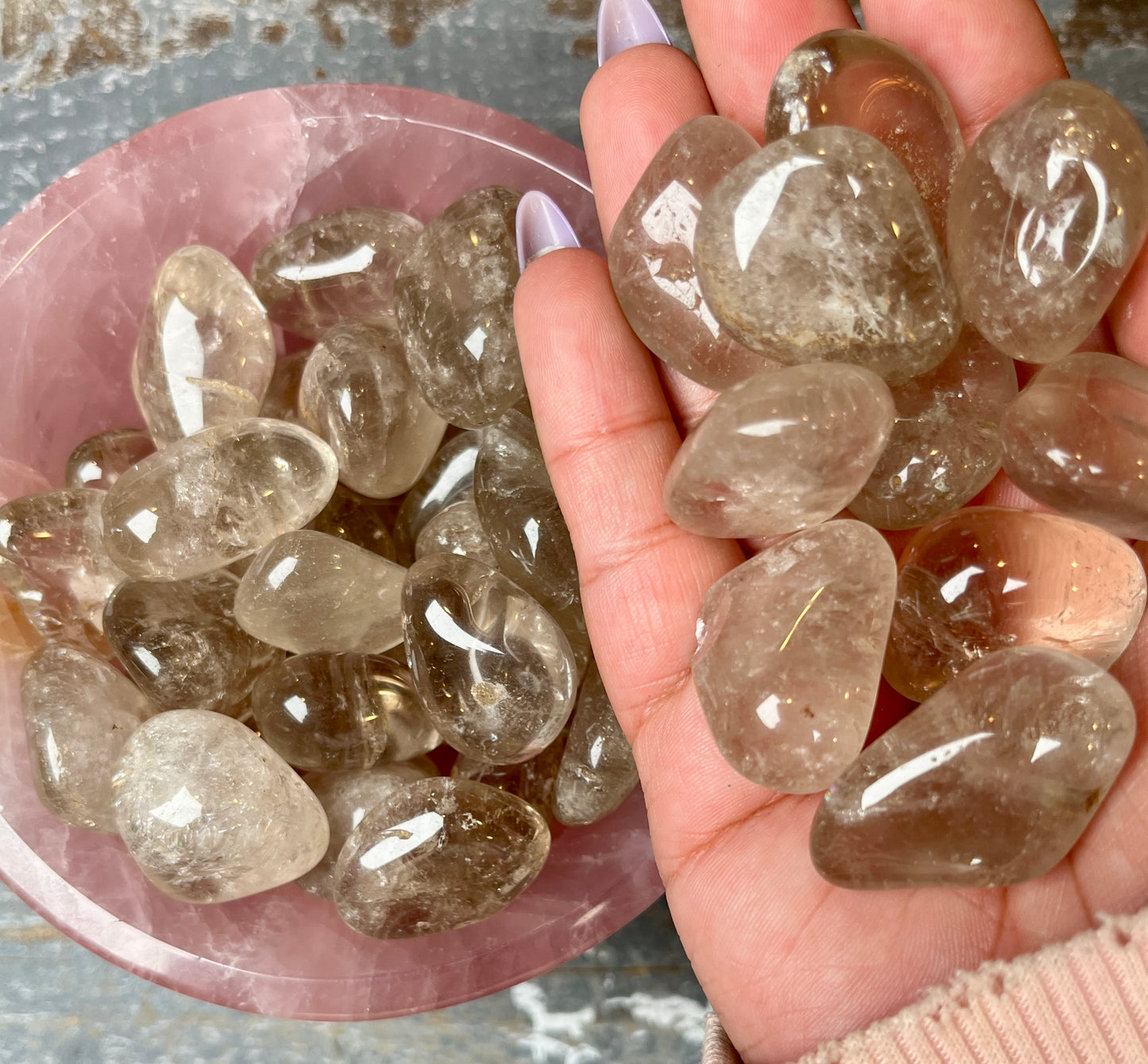 One (1) Gorgeous Smokey Quartz Tumble from Brazil