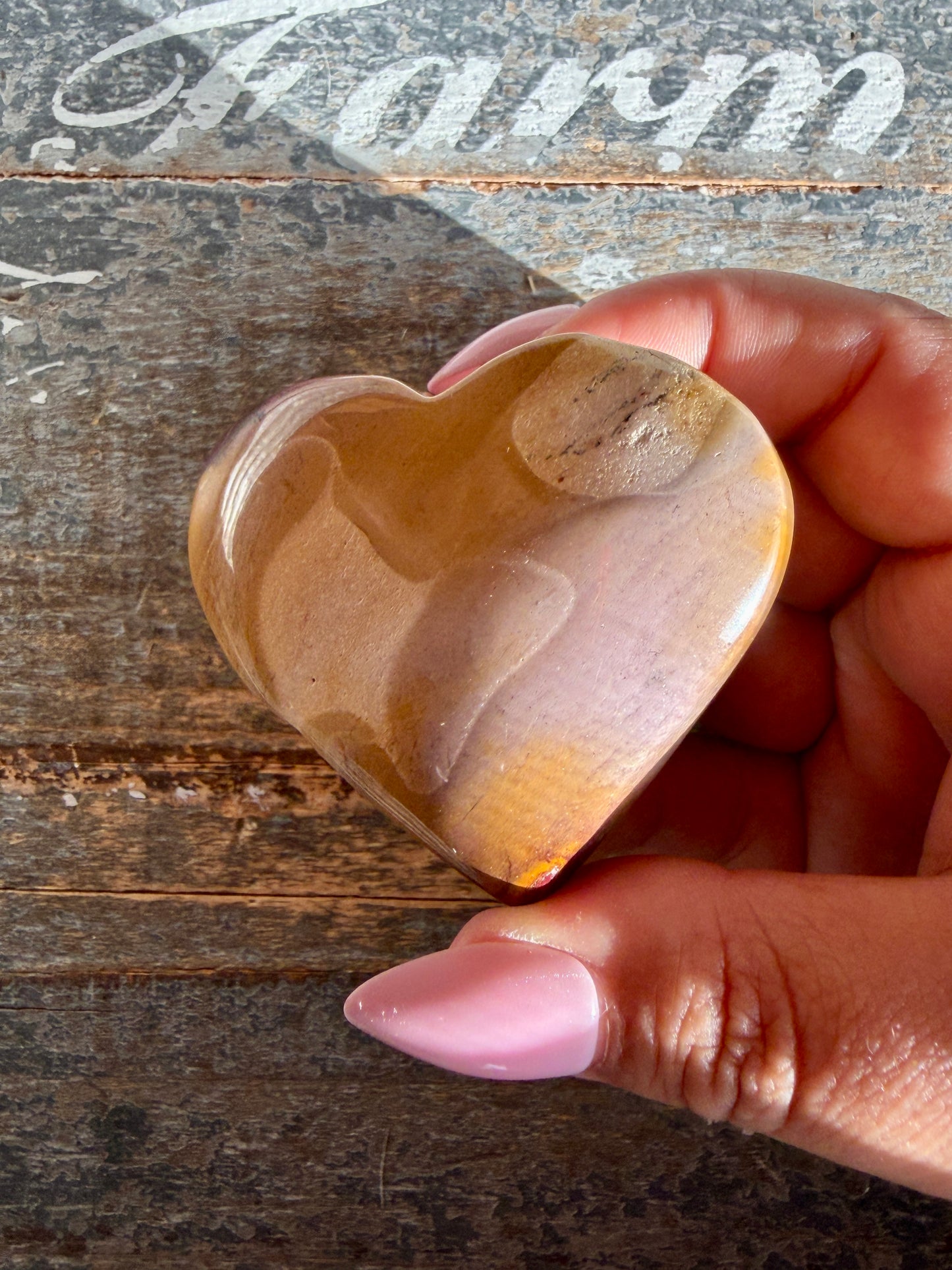 Gorgeous Mookaite Heart from Australia | Opt C