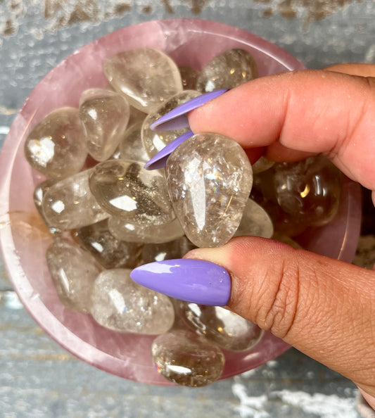 One (1) Gorgeous Smokey Quartz Tumble from Brazil