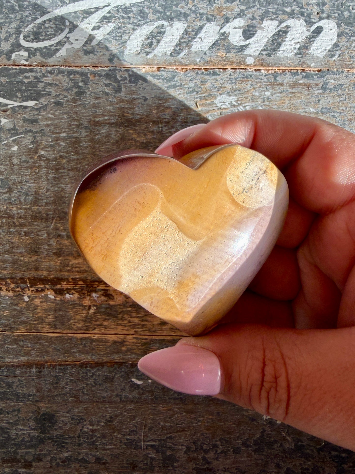 Gorgeous Mookaite Heart from Australia | Opt C