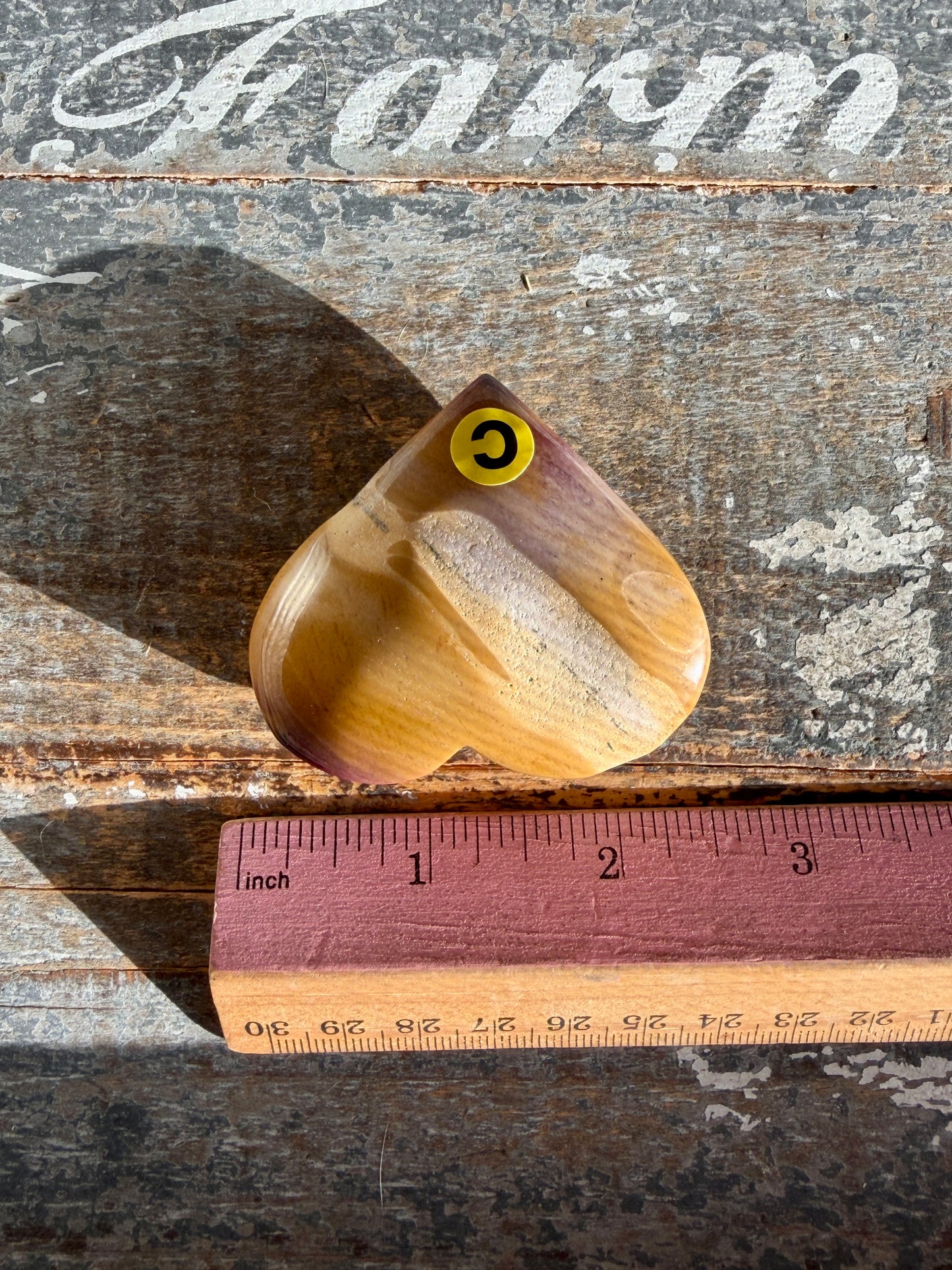 Gorgeous Mookaite Heart from Australia | Opt C