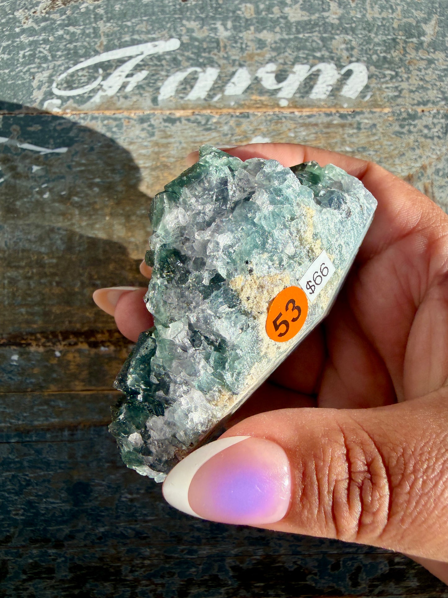 Gorgeous Cubic Dark Blue/Purple Fluorite Specimen coated in Pyrite | China | Opt 53