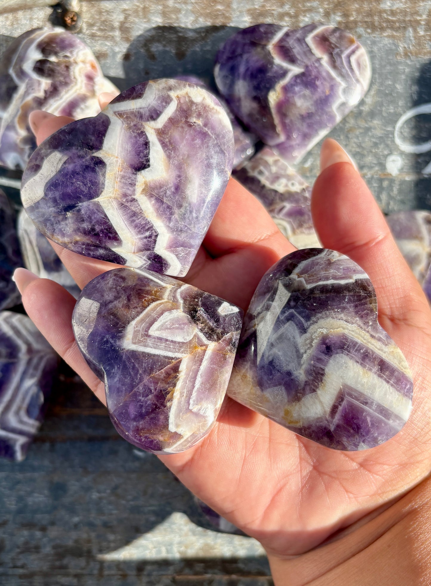 One (1) Gorgeous Dream Amethyst Heart | Intuitively Chosen
